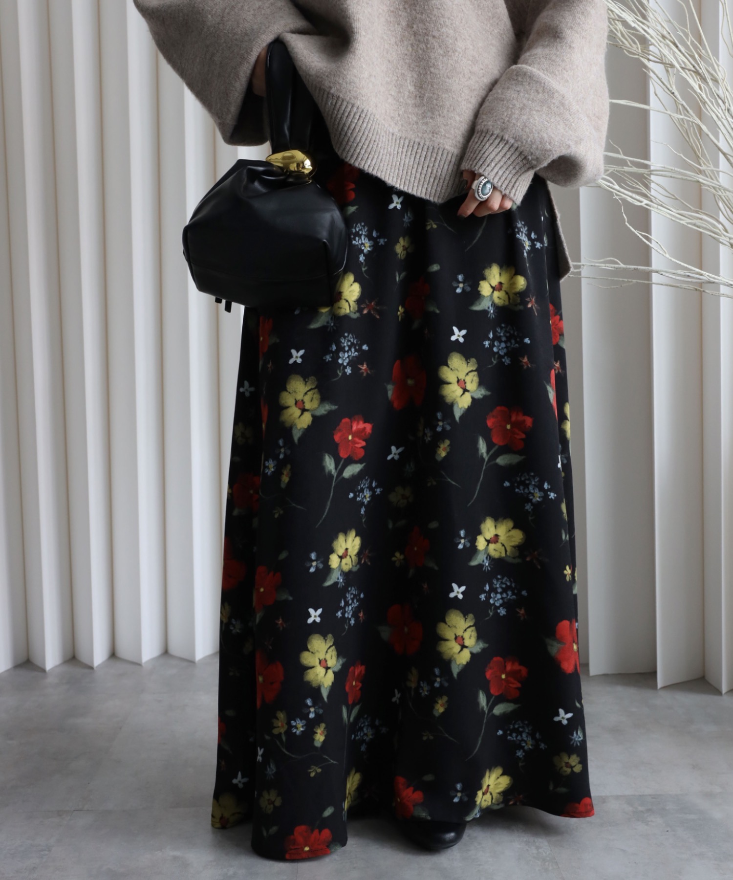 model：164cm. 着用サイズ：FREE