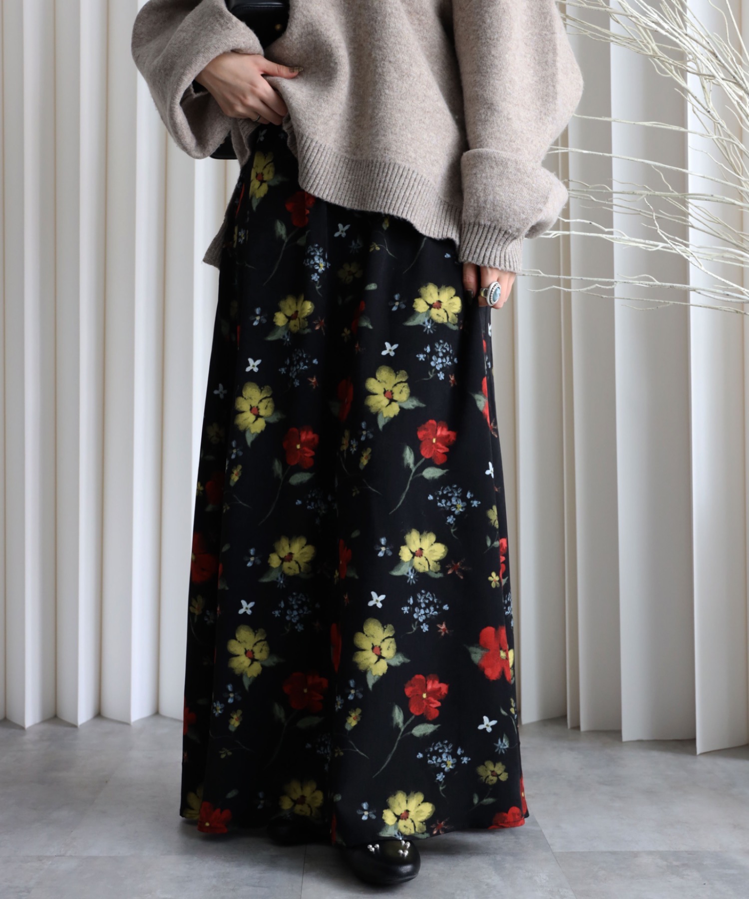 model：164cm. 着用サイズ：FREE