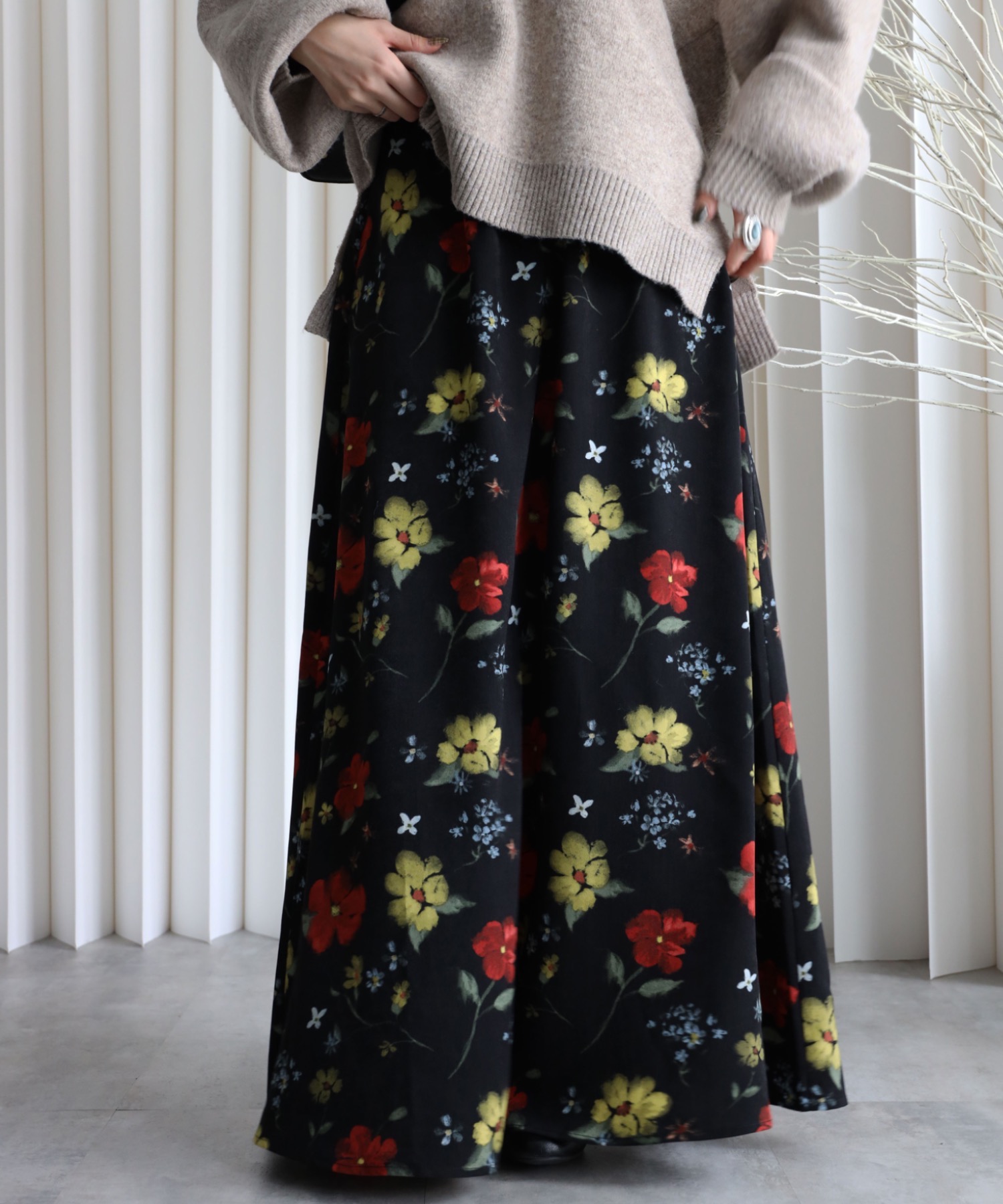 model：164cm. 着用サイズ：FREE