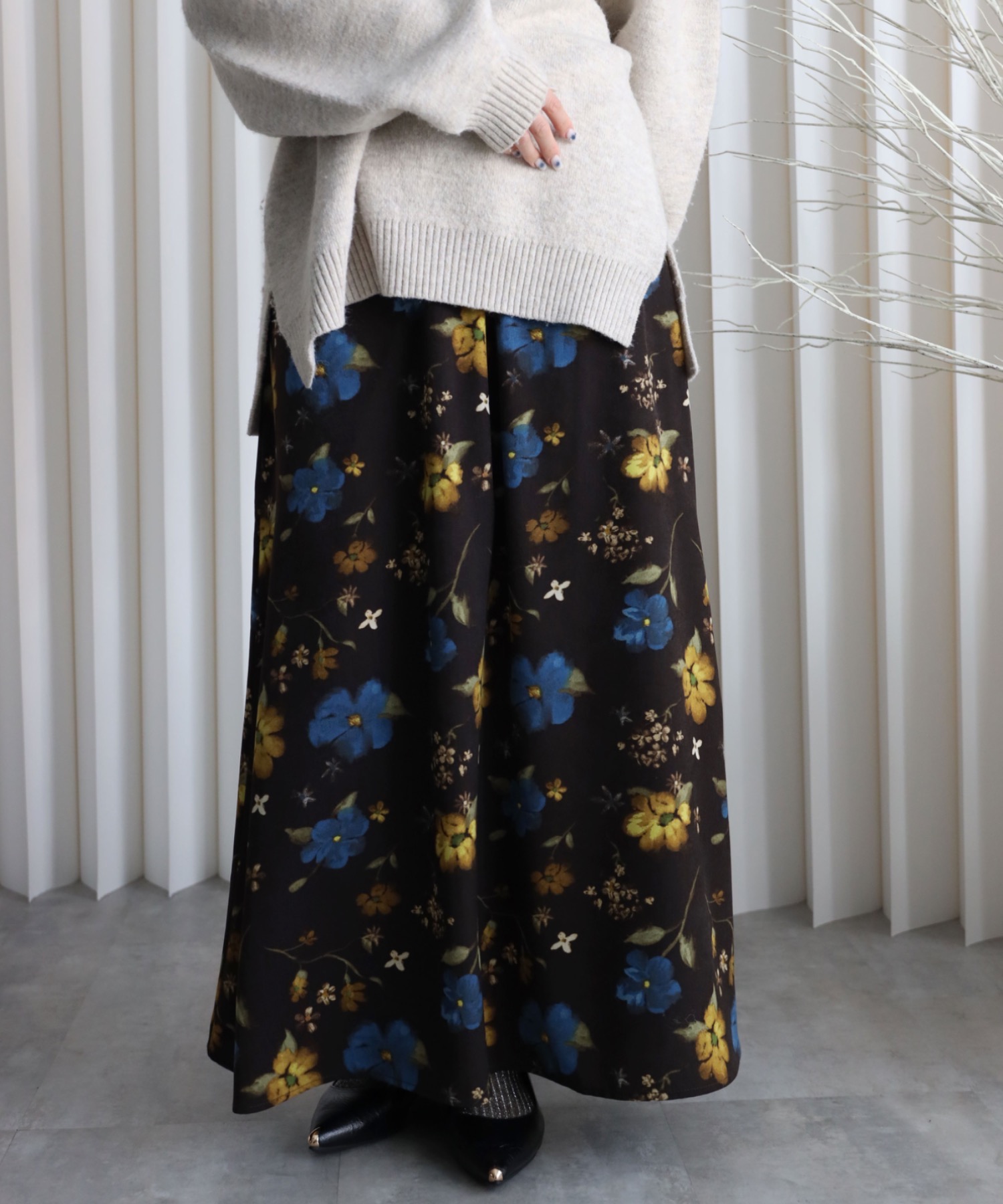 model：164cm. 着用サイズ：FREE