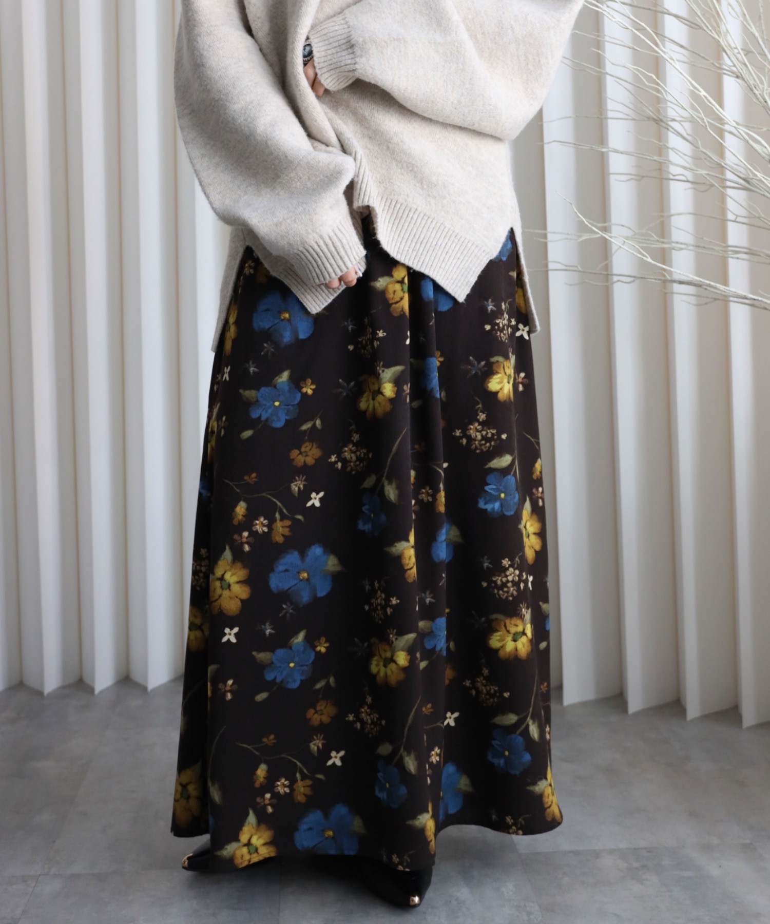 model：164cm. 着用サイズ：FREE