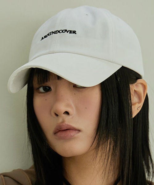 A'GEM/9 × .kom 『ACOVER/オコボ』 lettering logo ball cap