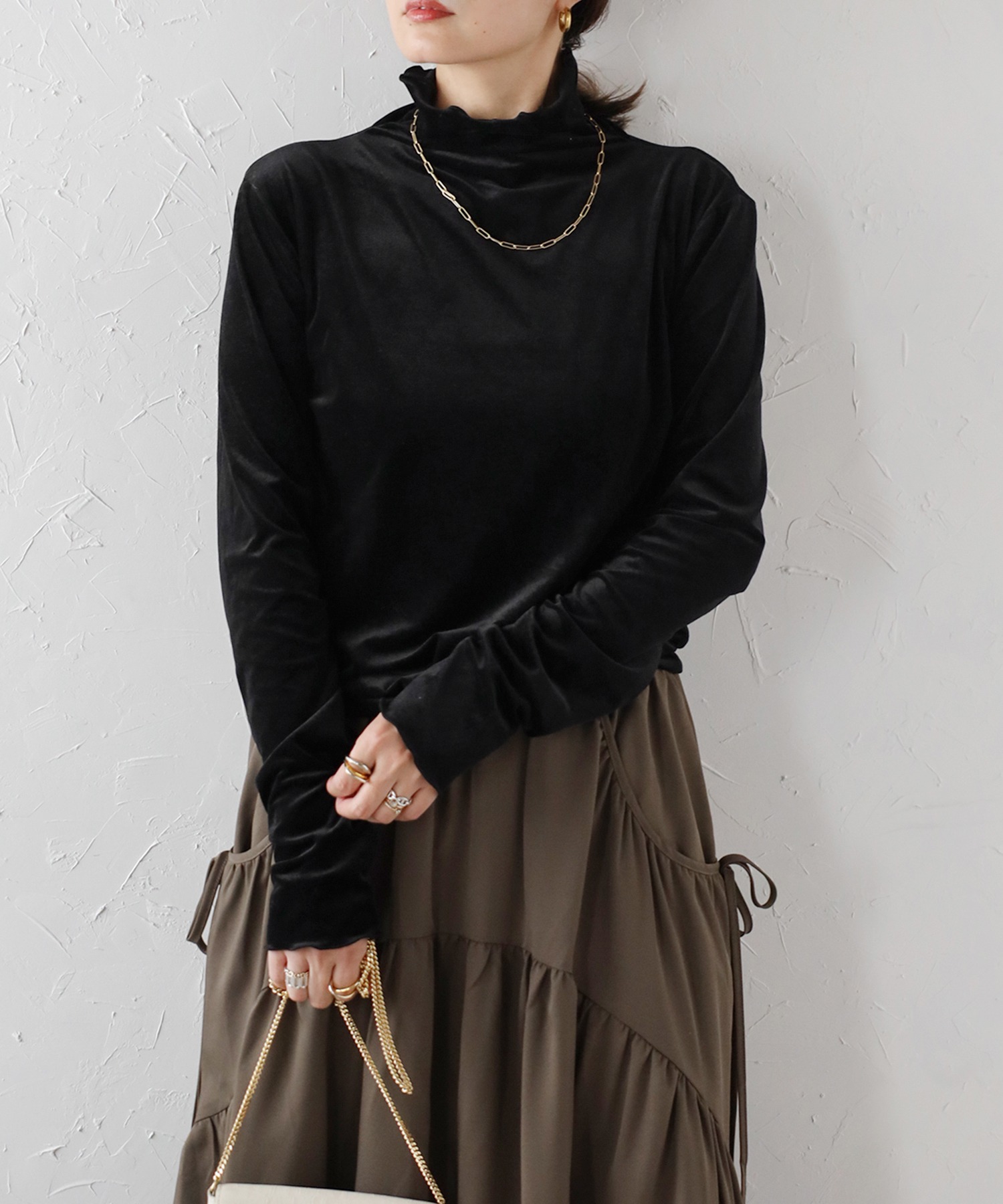 model：H158 着用サイズ：FREE