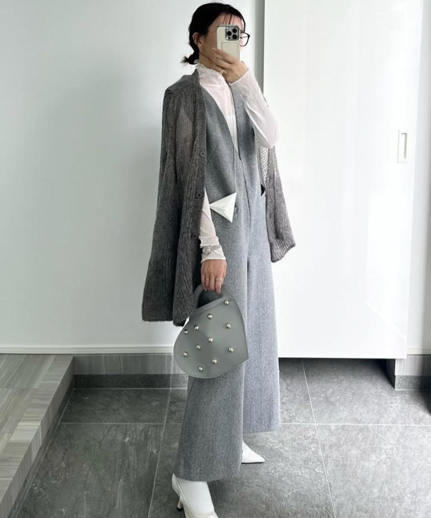 model：H164 着用サイズ：FREE