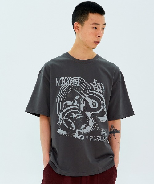 A'GEM/9 × .kom 『NASTY KICK/ナスティー キック』 Macrocosm Tee