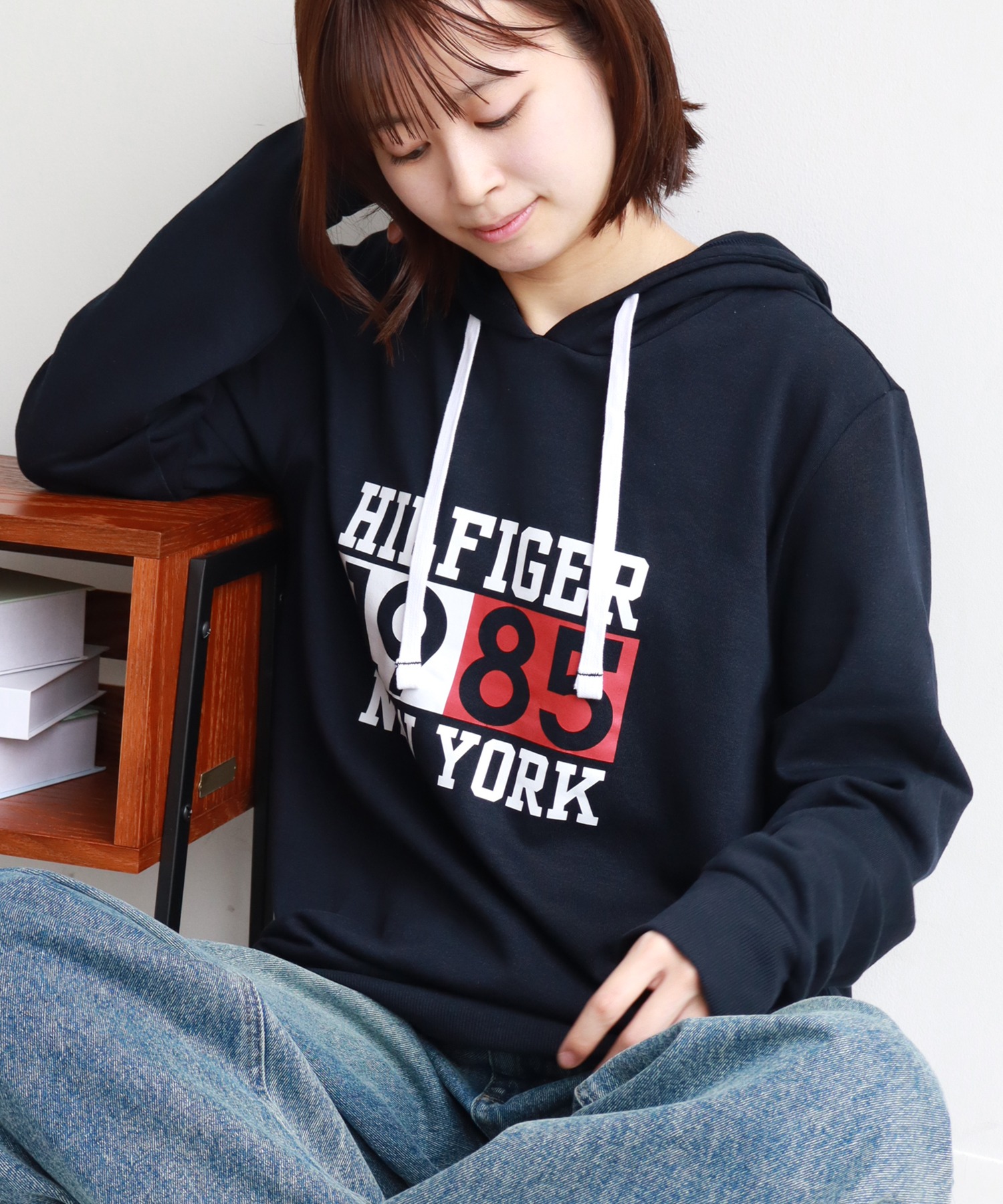 TOMMY HILFIGER логотип Rugby-weight парка