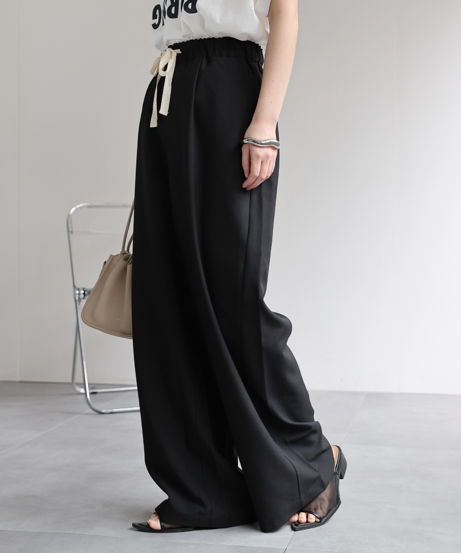 model：156cm 着用サイズ：FREE