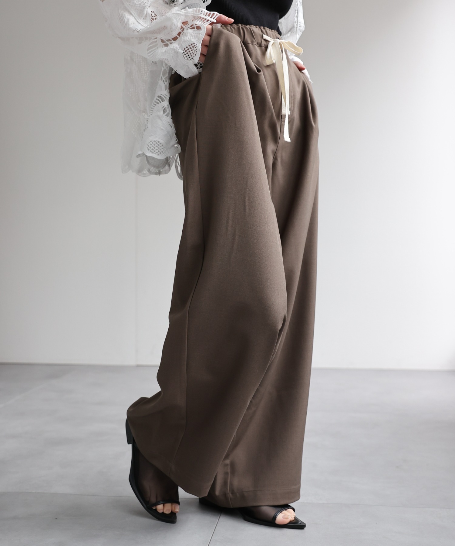 model：156cm 着用サイズ：FREE