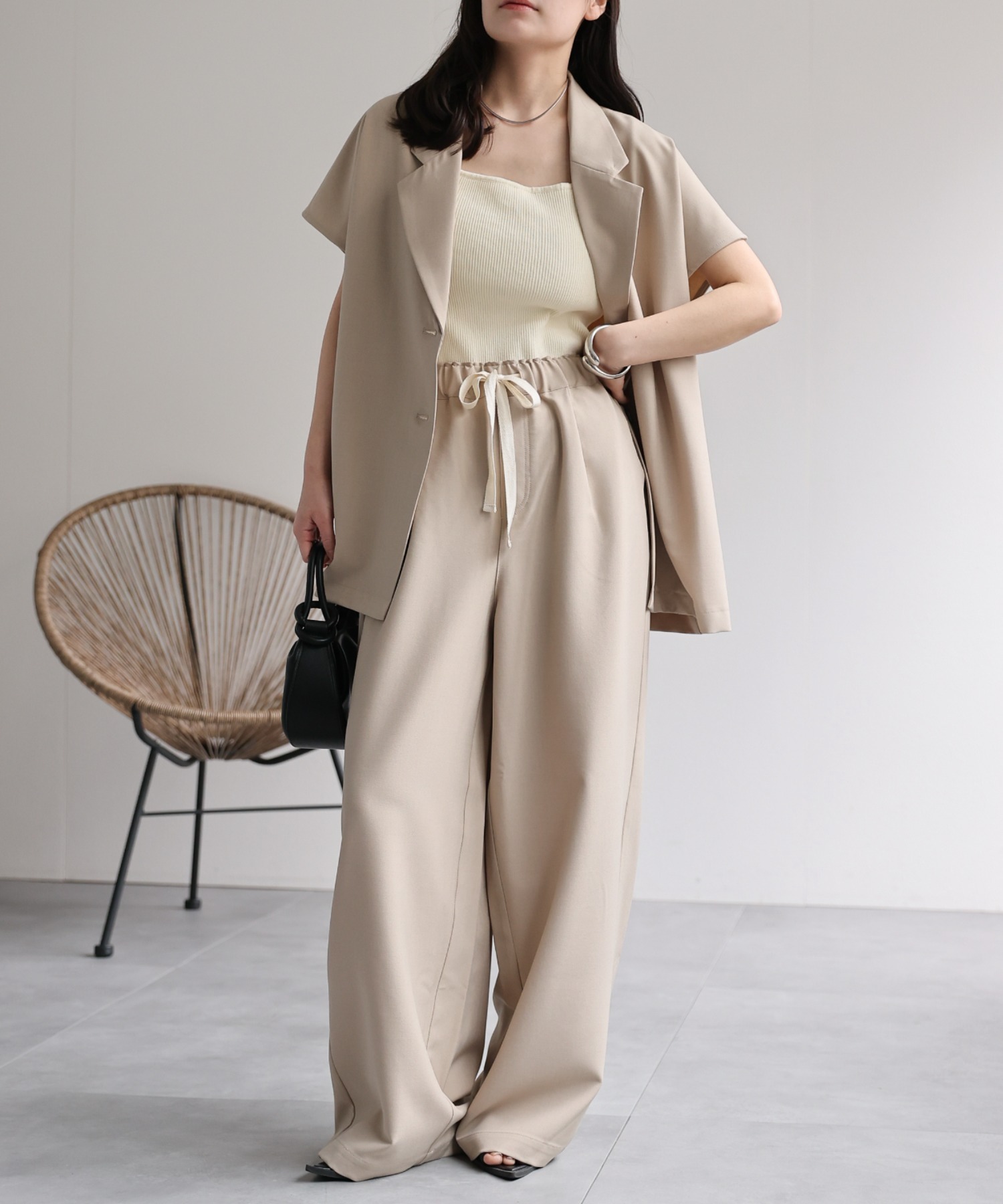 model：156cm 着用サイズ：FREE