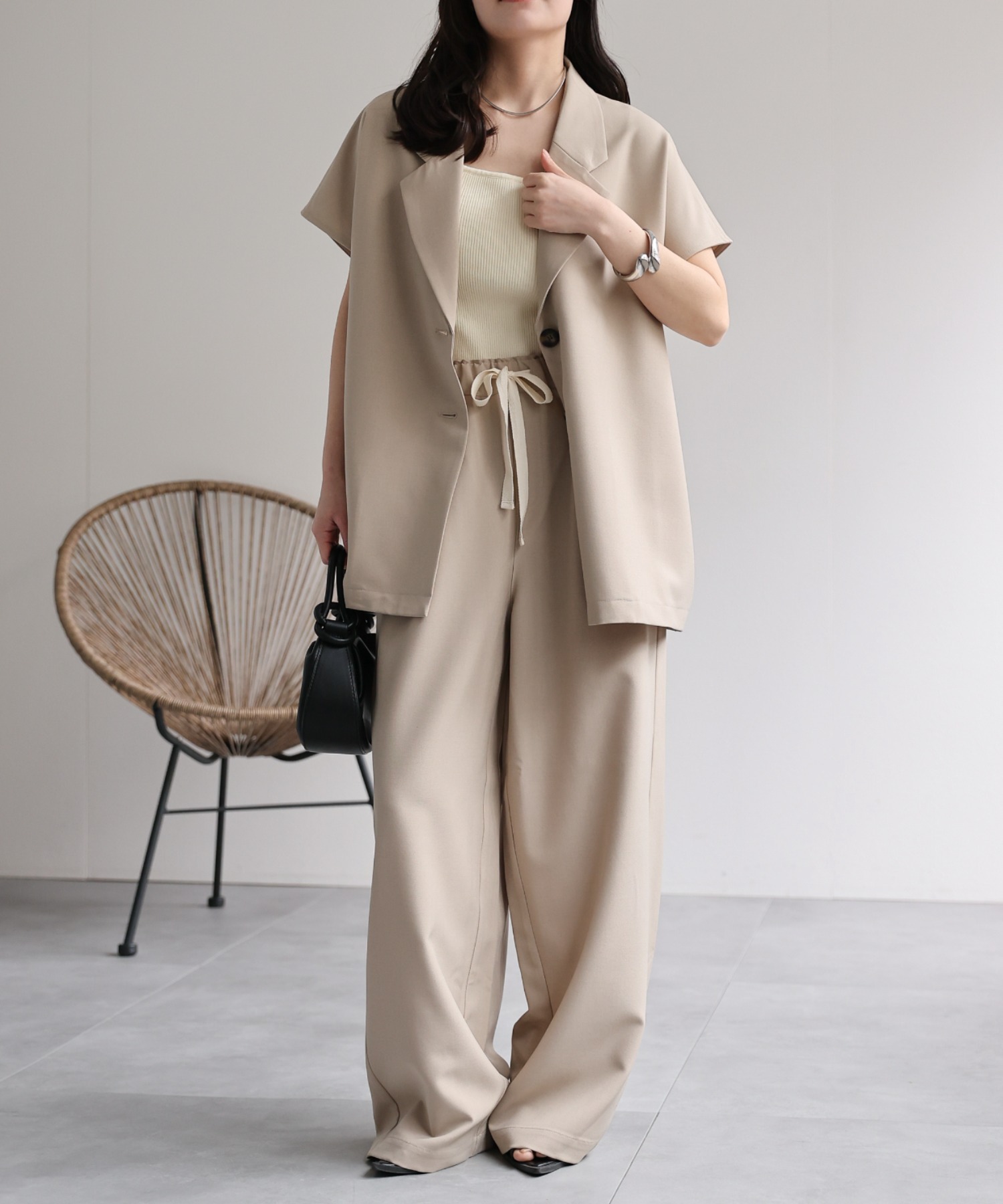 model：156cm 着用サイズ：FREE
