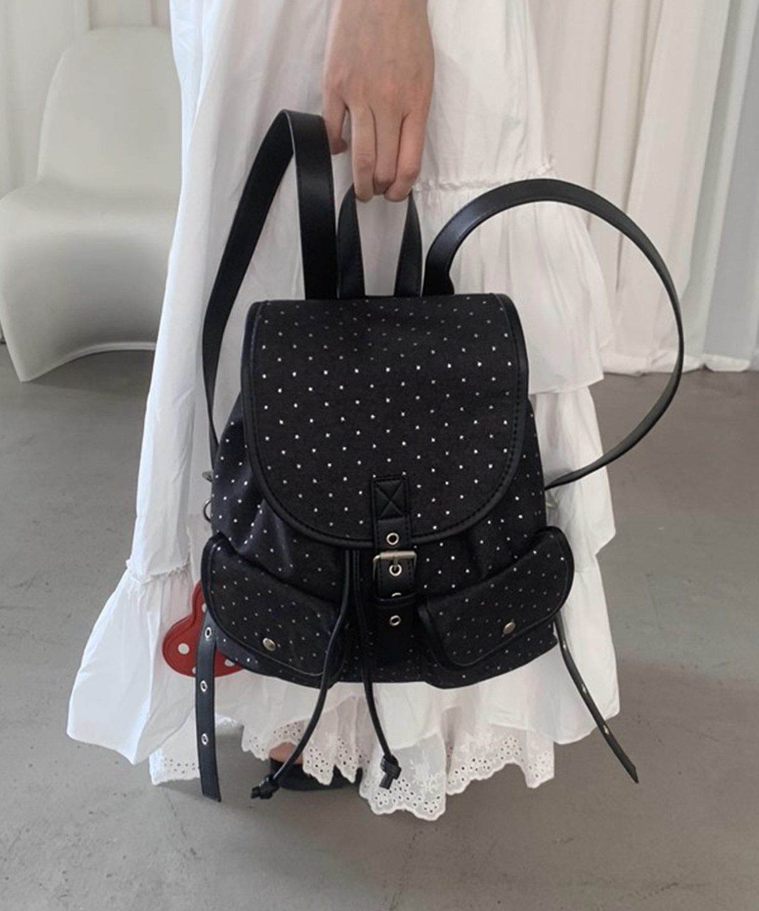 ドット リュック A GEM 9 kom KOM ドットケーオーエム Star Dot Canvas