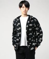 HYS LIGHT総柄パーカー