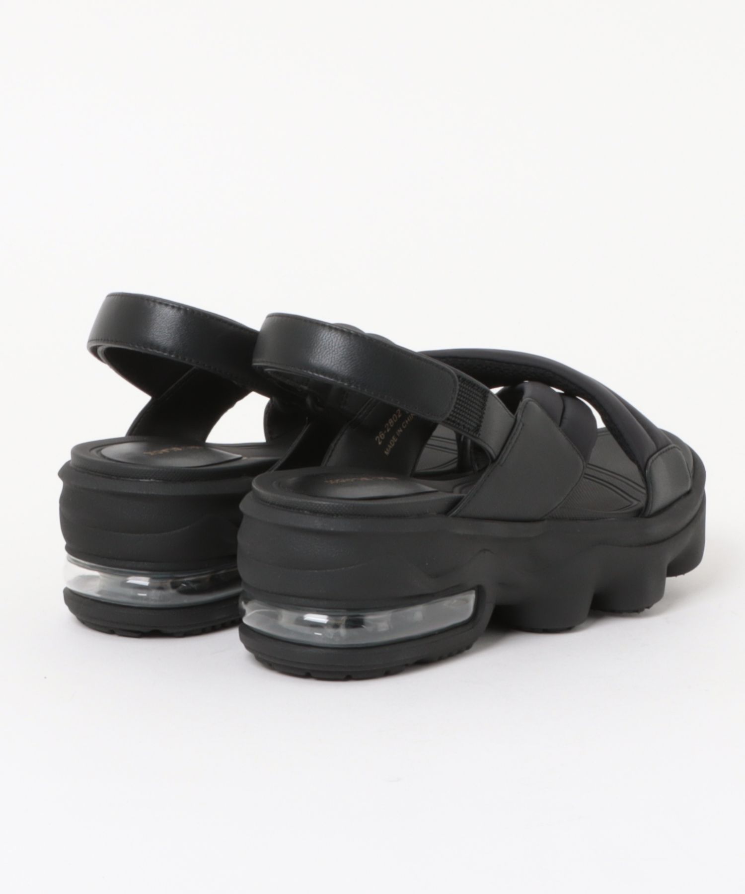 厚底】パデッドクロス スポーツサンダル ALL BLACK│Jeffrey Campbell