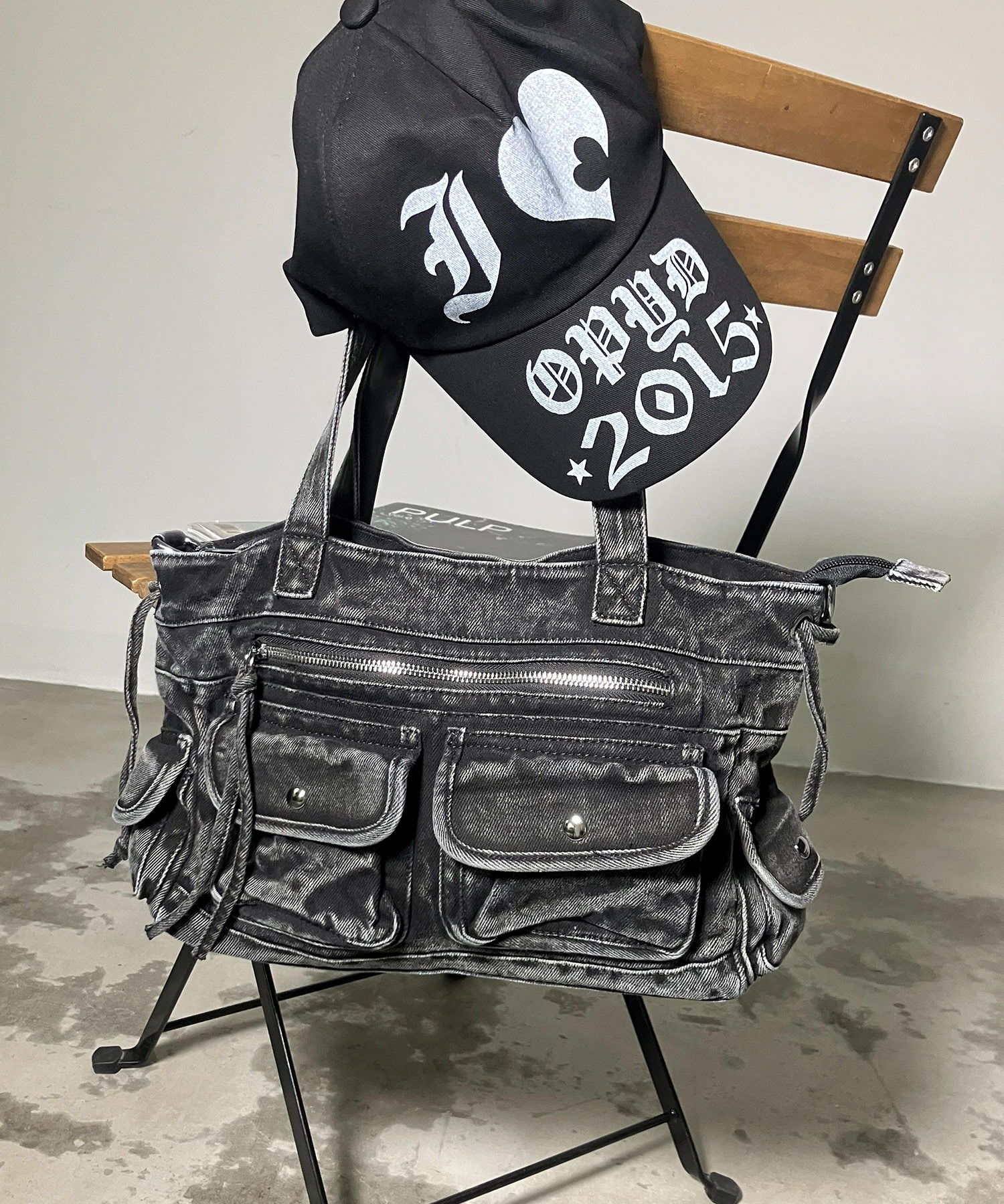 Acne Studios ヴィンテージデニムトートバッグ 関税送料込み【Acne Studios】デニムトートバッグ (Acne Studios