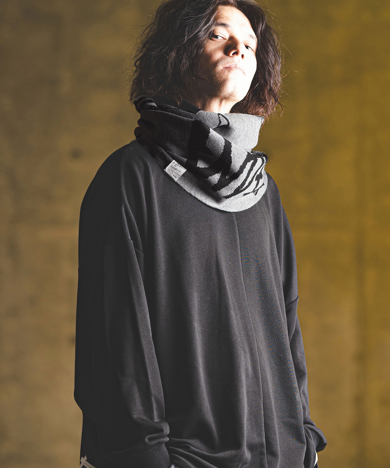 mko12364- Logo jacquard snood スヌード 【公式通販】