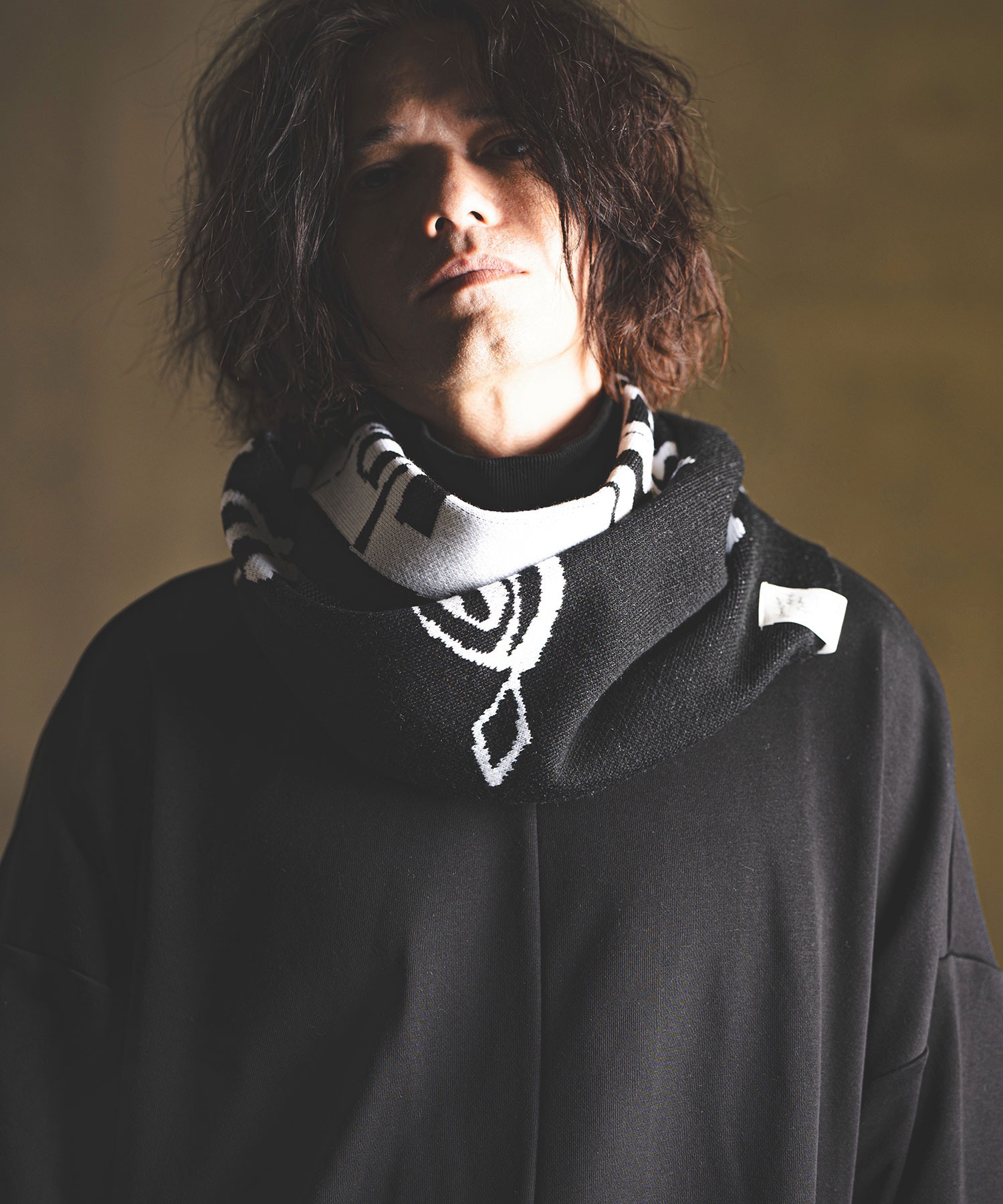 mko12364- Logo jacquard snood スヌード 【公式通販】
