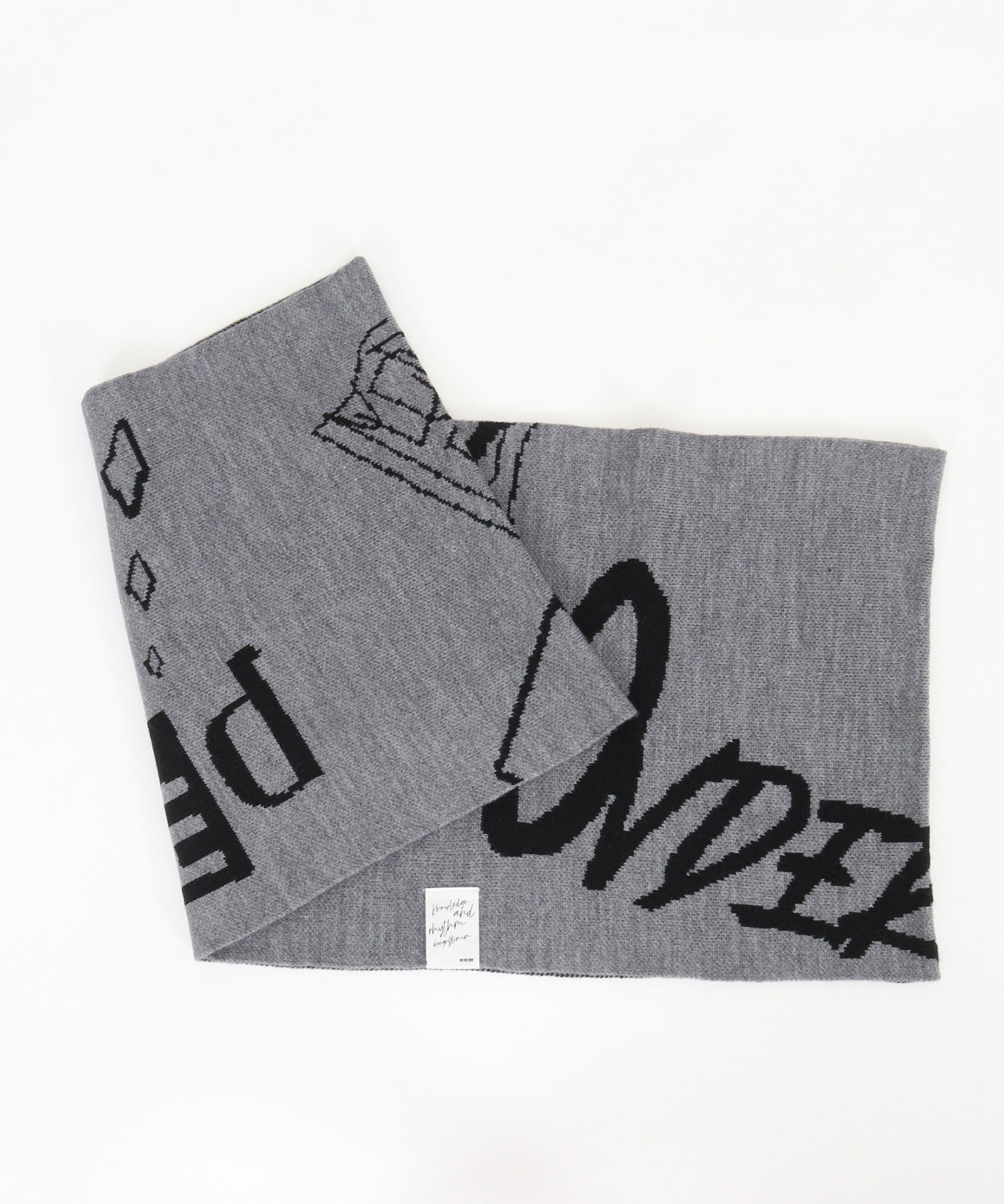 mko12364- Logo jacquard snood スヌード 【公式通販】 mko12364- Logo jacquard snood スヌード 【公式通販】