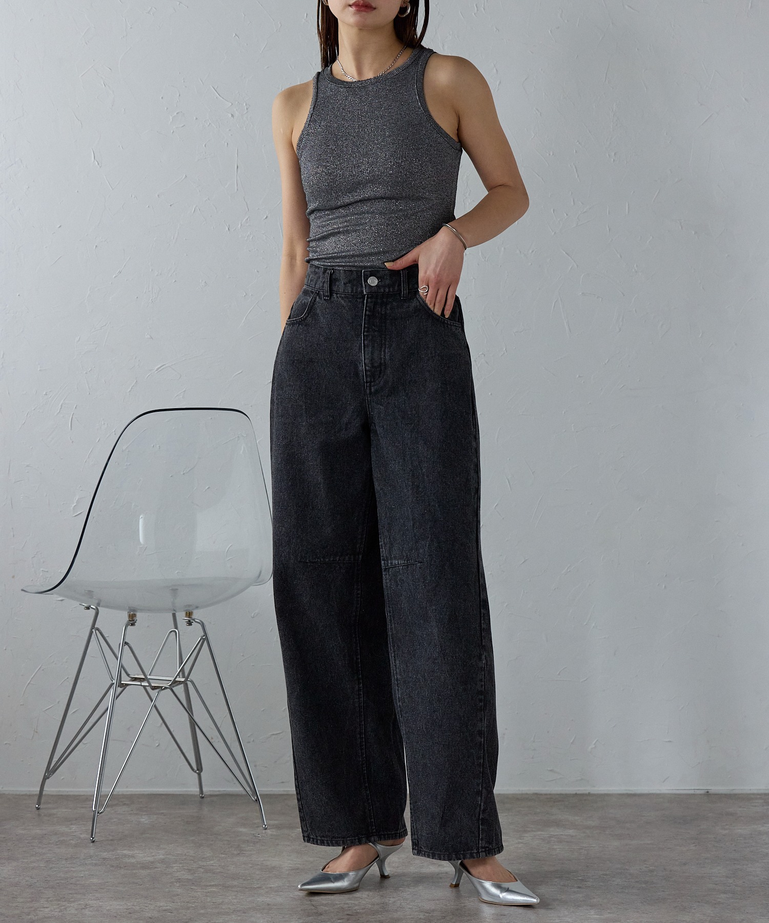 model：166cm / size：F