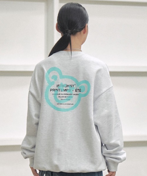 A'GEM/9 × .kom『ISTKUNST/イストクンスト』BEAR&SMILEY SWEATSHIRTS