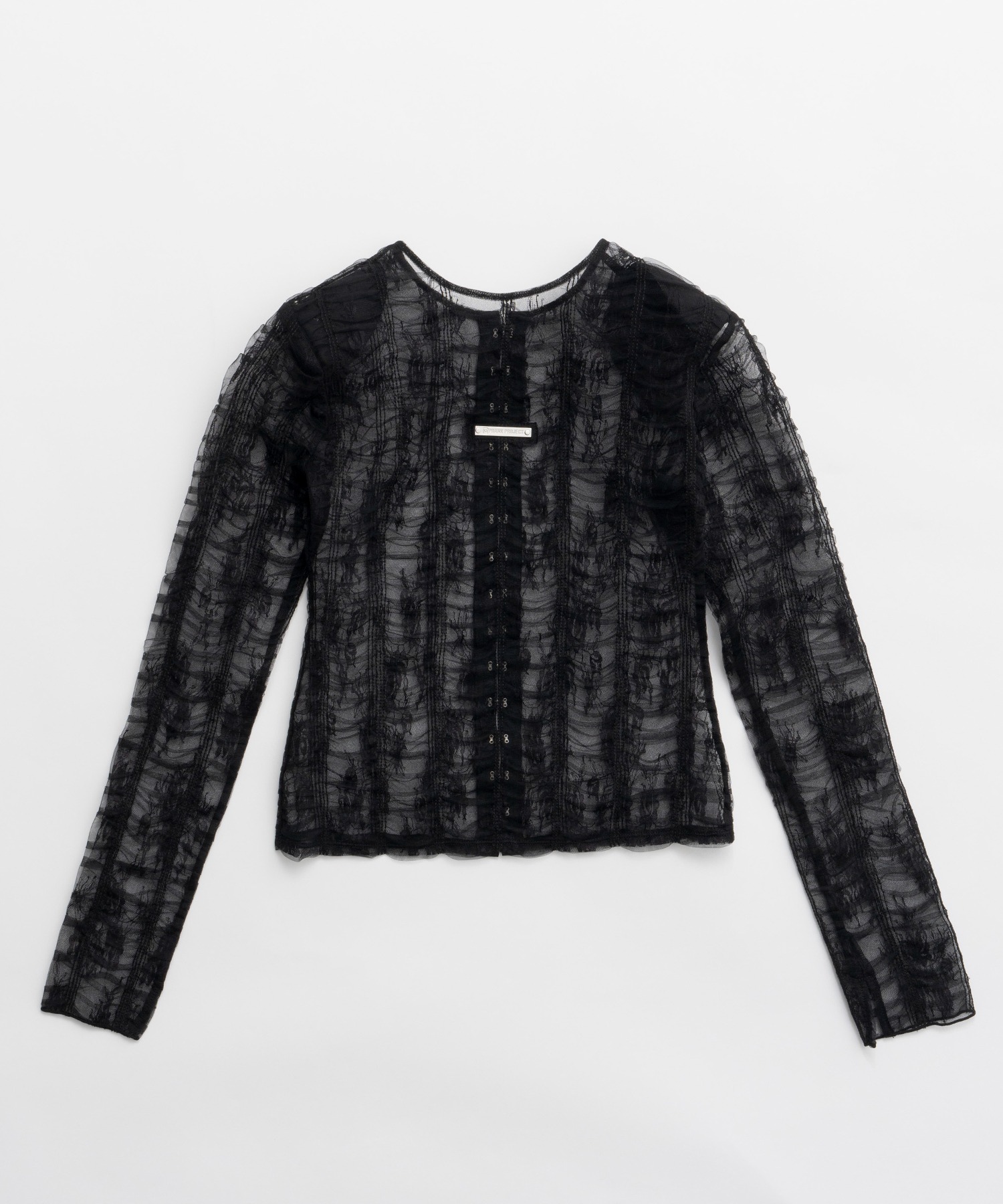 シャーリングレイヤードチュールトップ / Shirring Layered Tulle Top