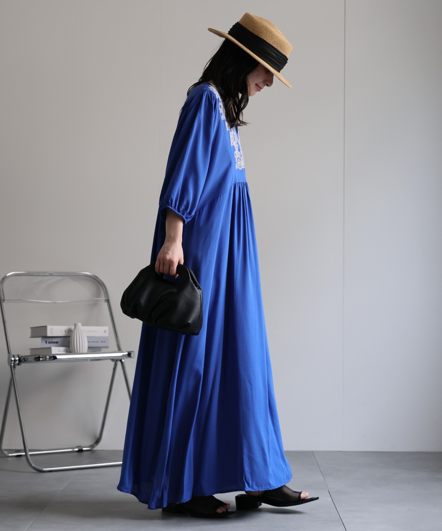 model：156cm 着用サイズ：FREE