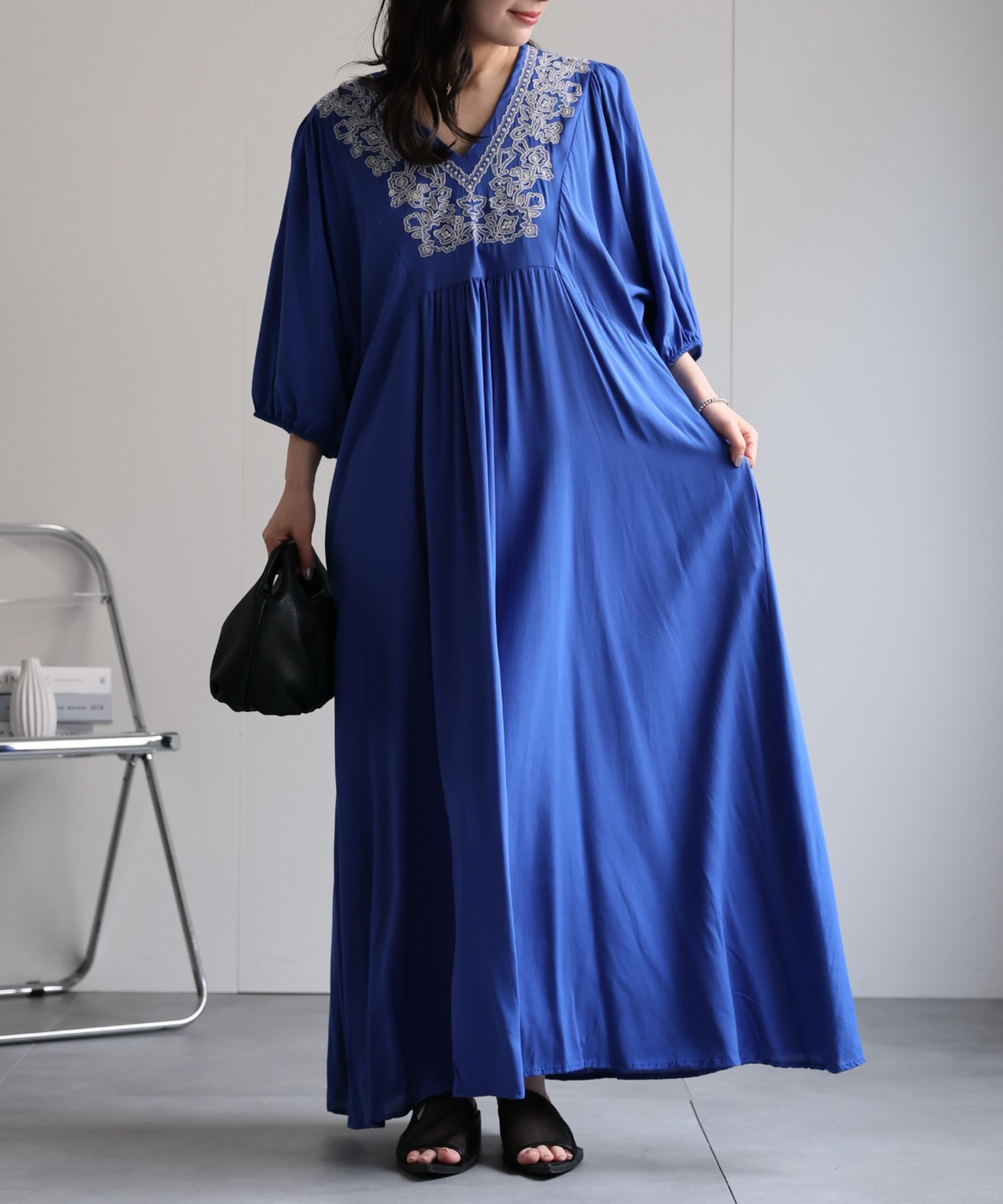 model：156cm 着用サイズ：FREE