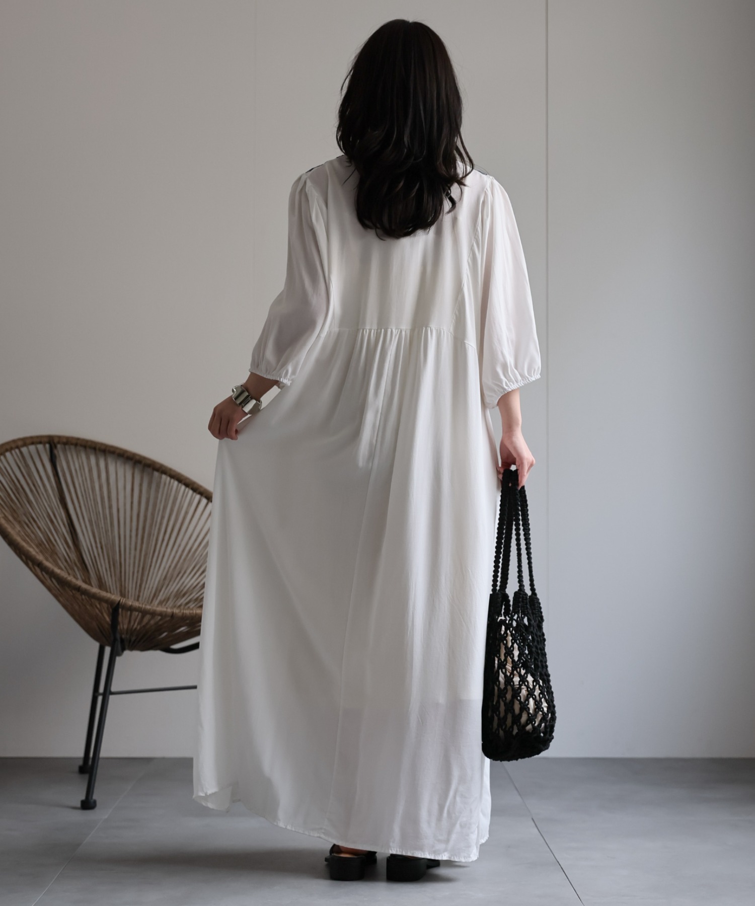 model：156cm 着用サイズ：FREE