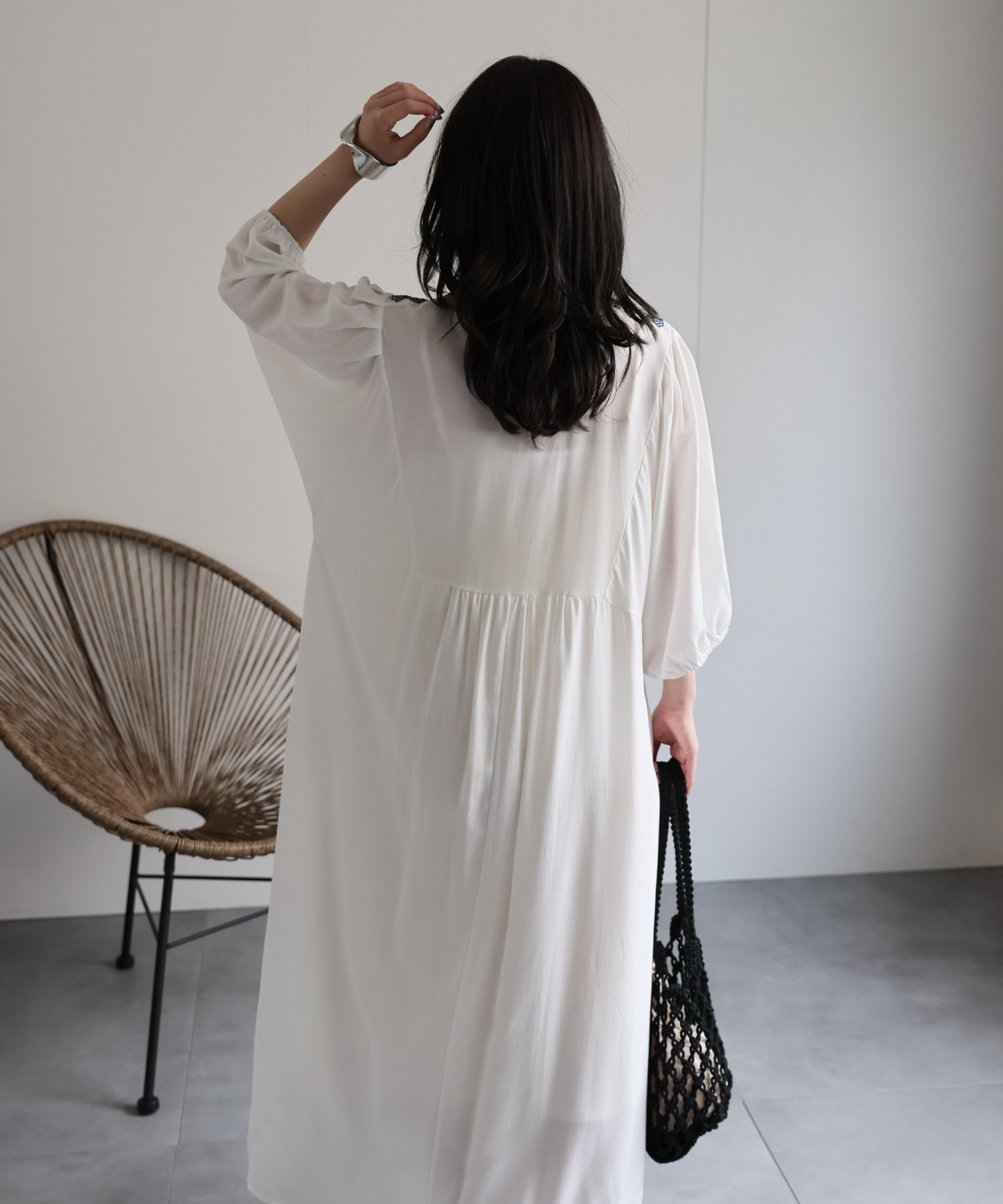 model：156cm 着用サイズ：FREE