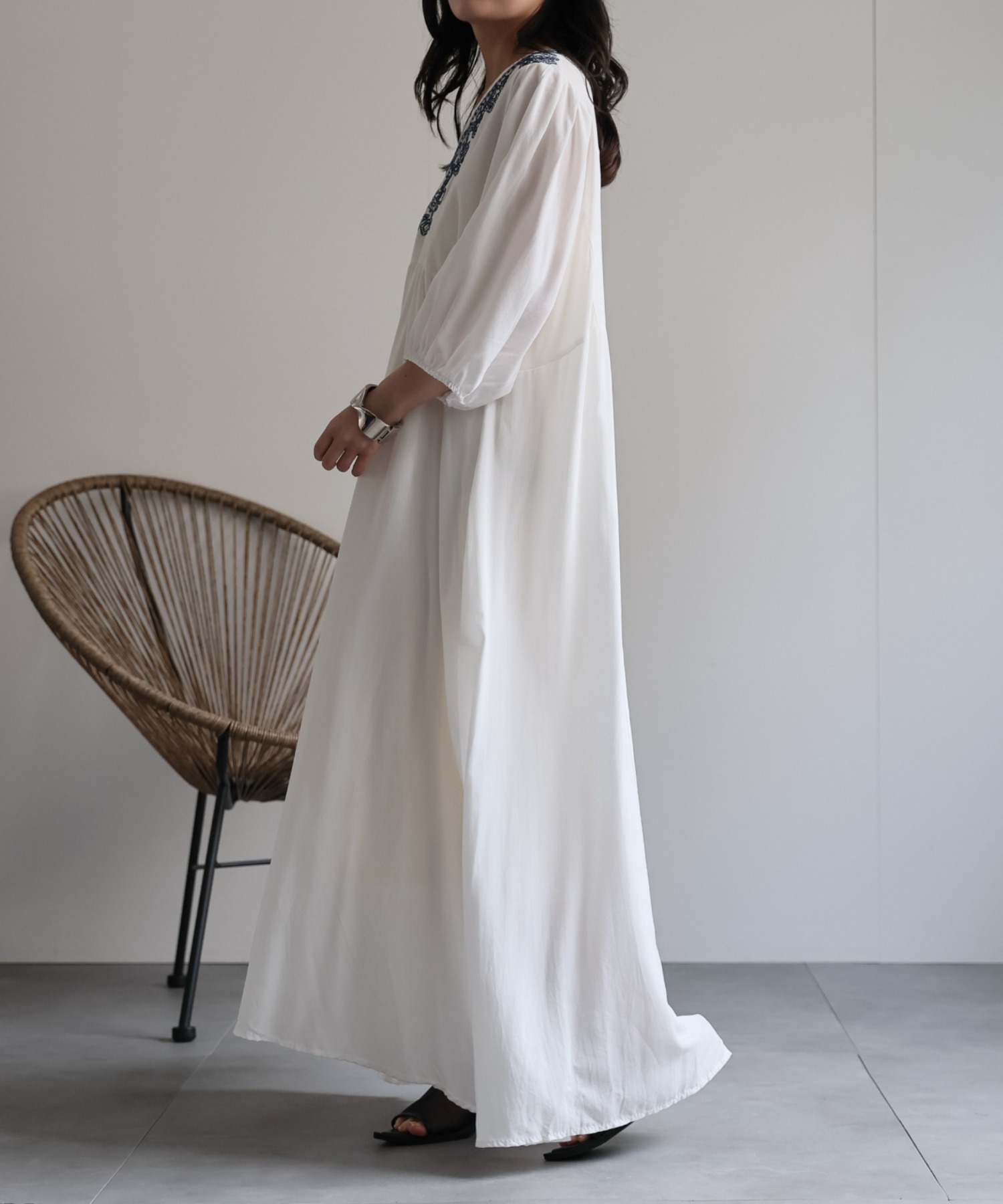 model：156cm 着用サイズ：FREE