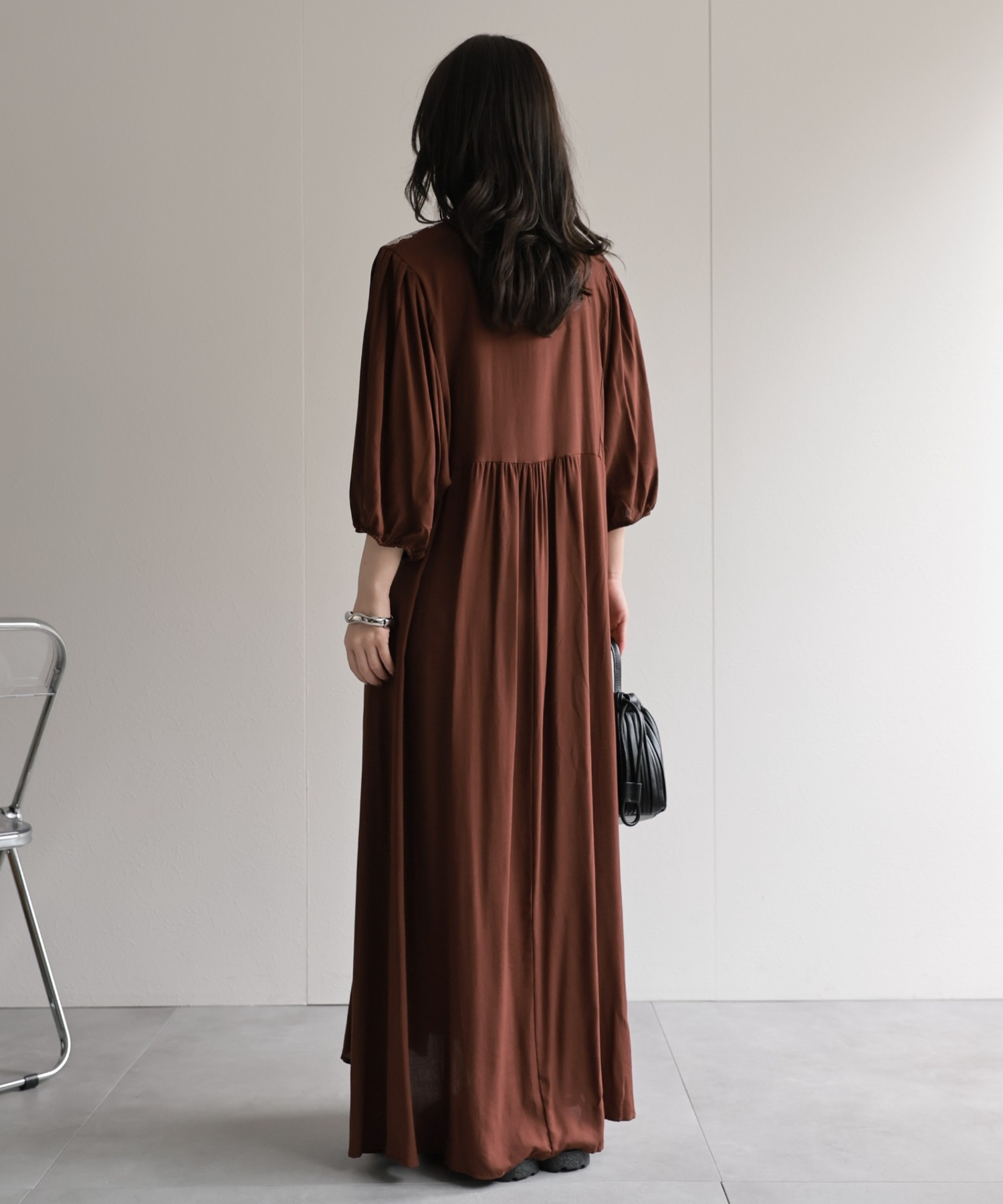 model：156cm 着用サイズ：FREE