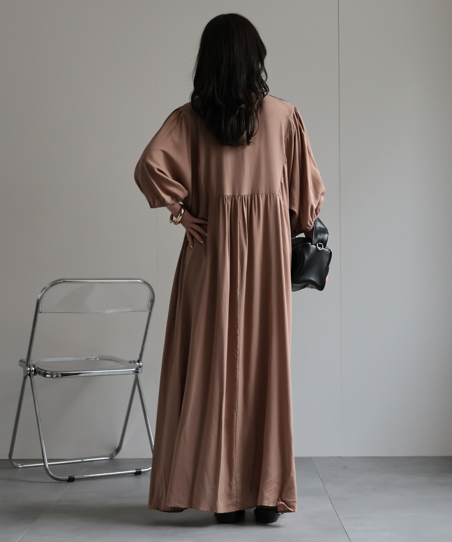 model：156cm 着用サイズ：FREE