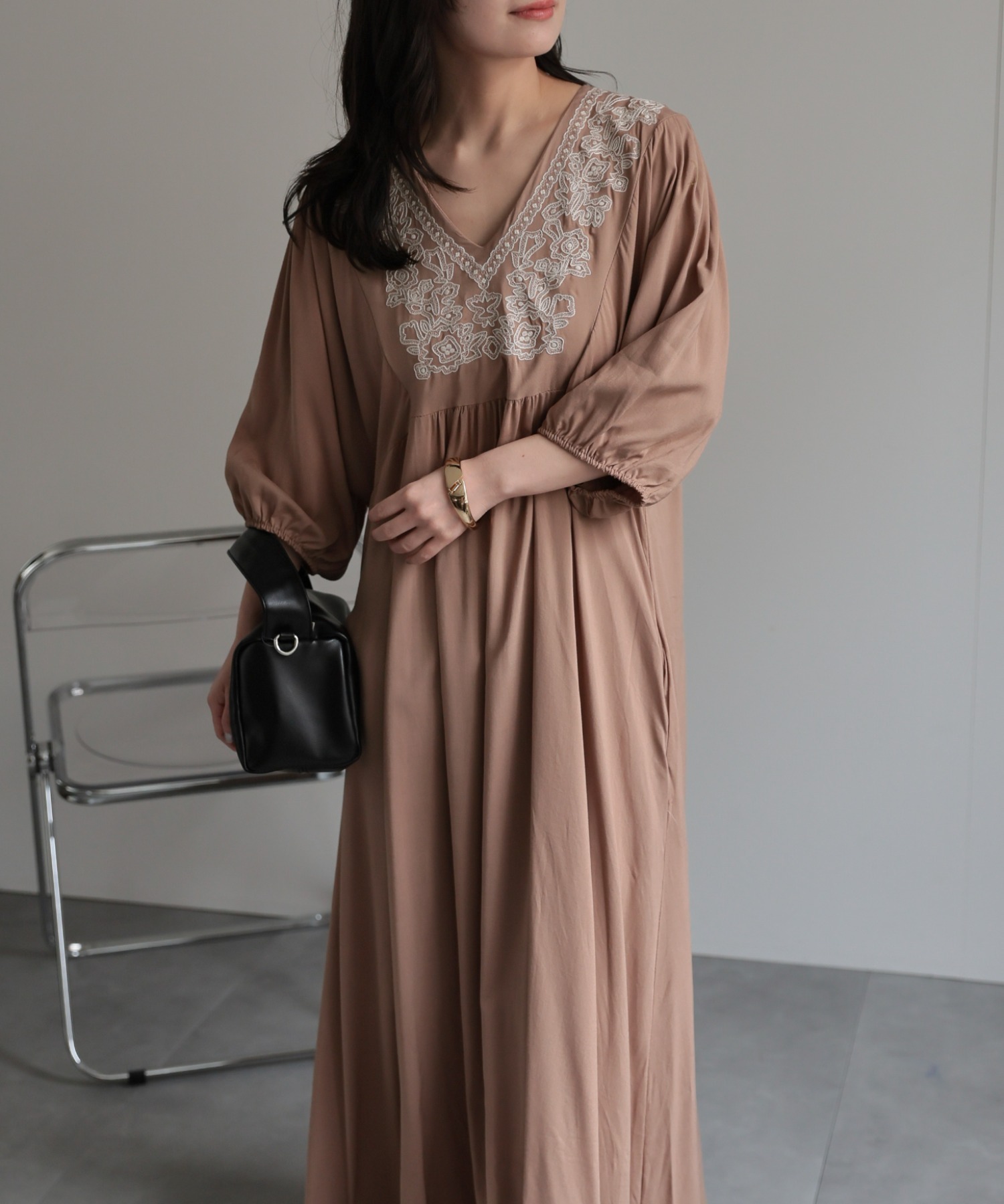 model：156cm 着用サイズ：FREE
