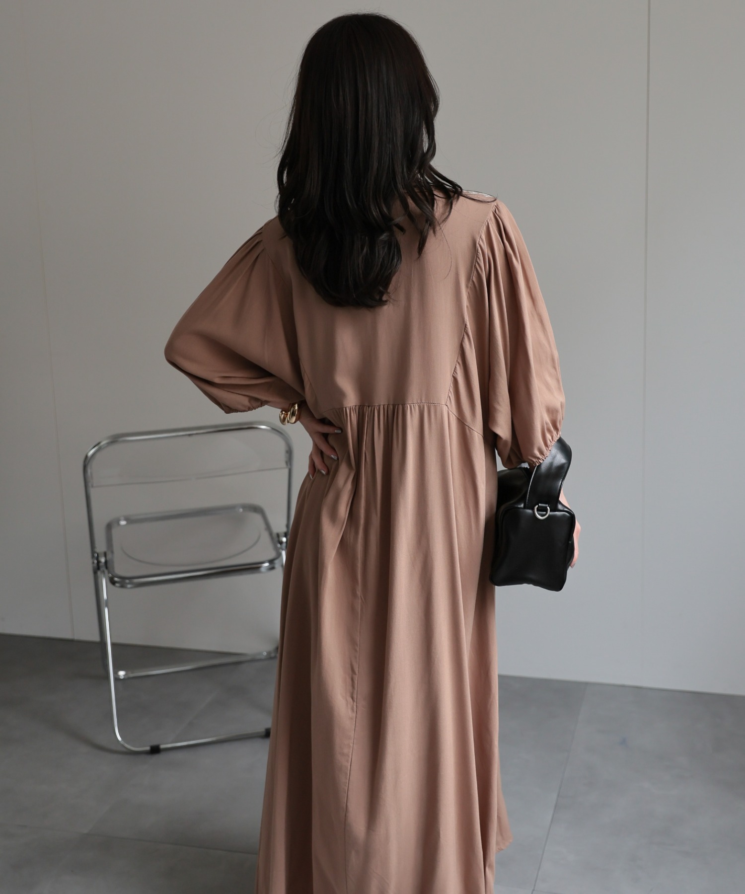 model：156cm 着用サイズ：FREE