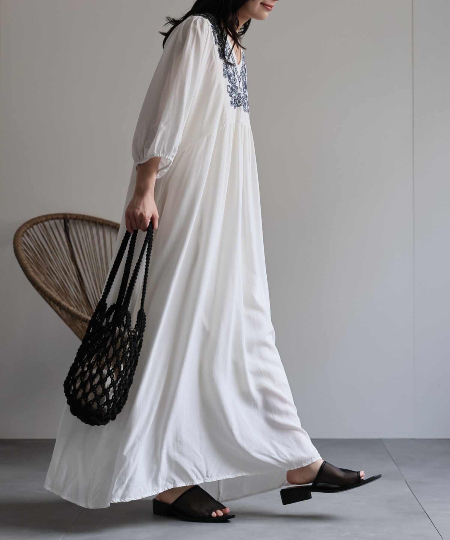 model：156cm 着用サイズ：FREE