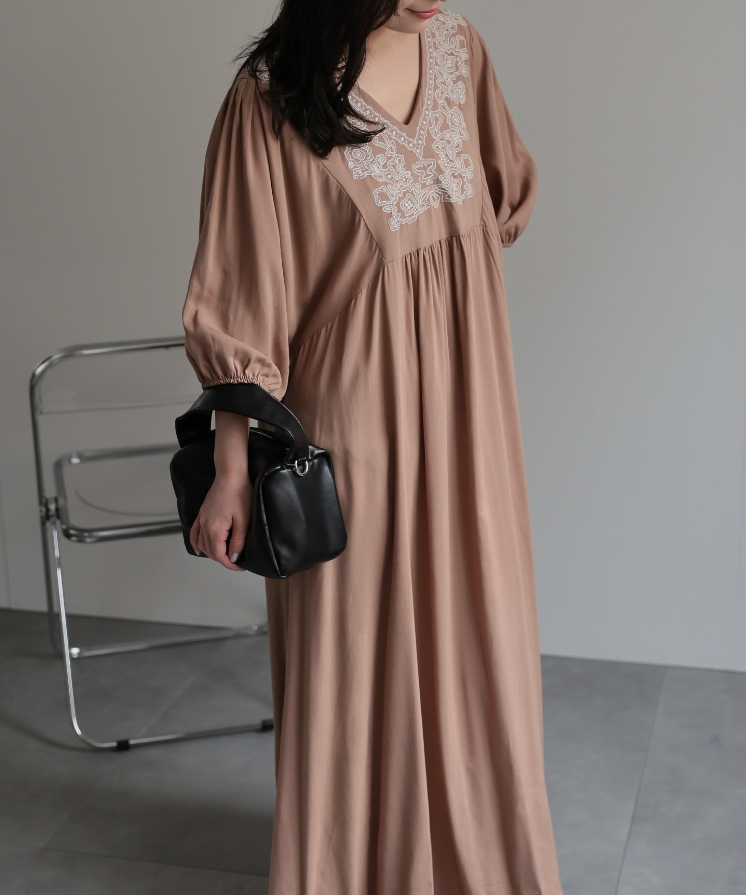 model：156cm 着用サイズ：FREE