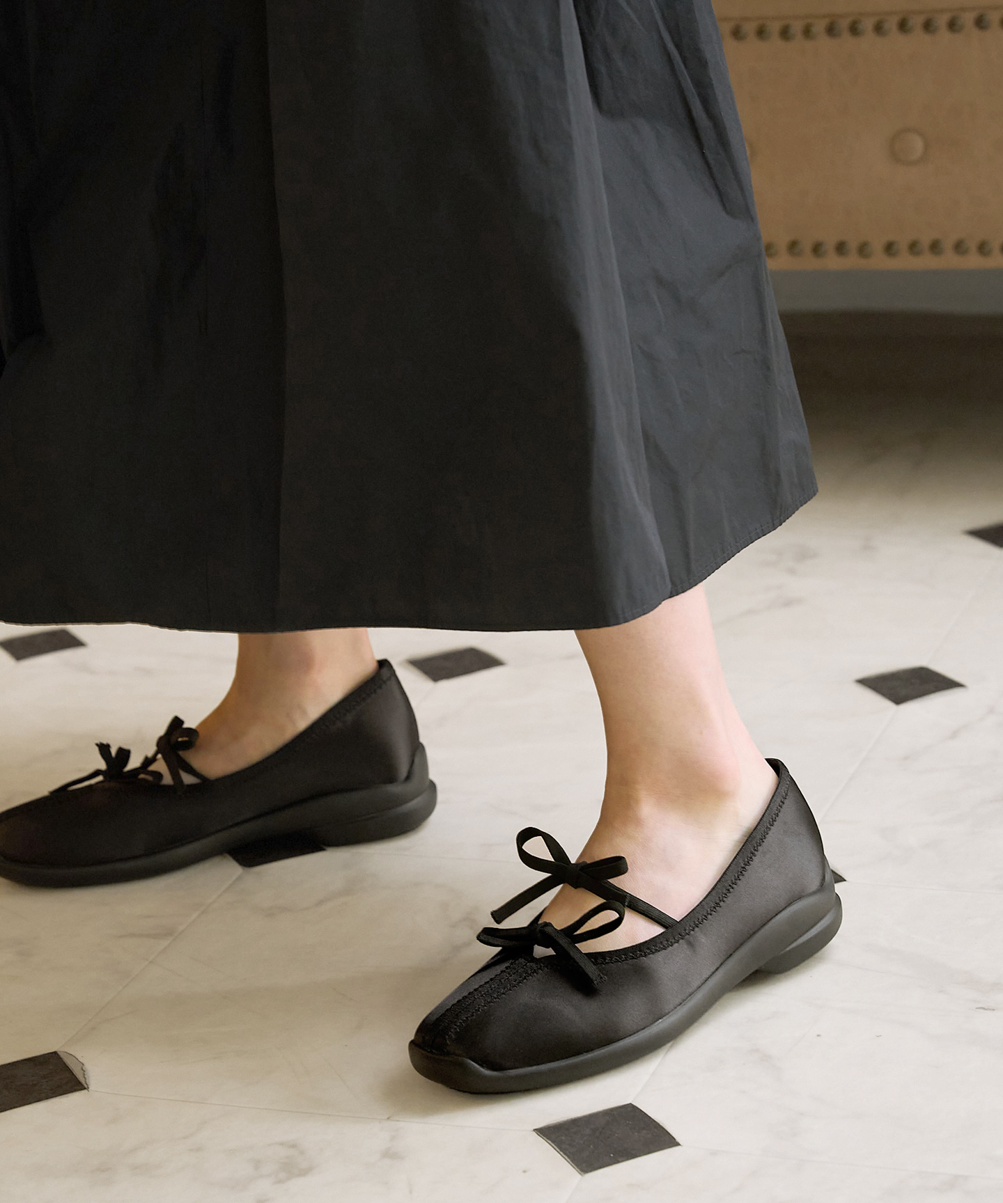 LE TALON Lダブルリボンバレリーナ LE TALON｜《追加予約》Lダブルリボンバレリーナ | Rakuten Fashion