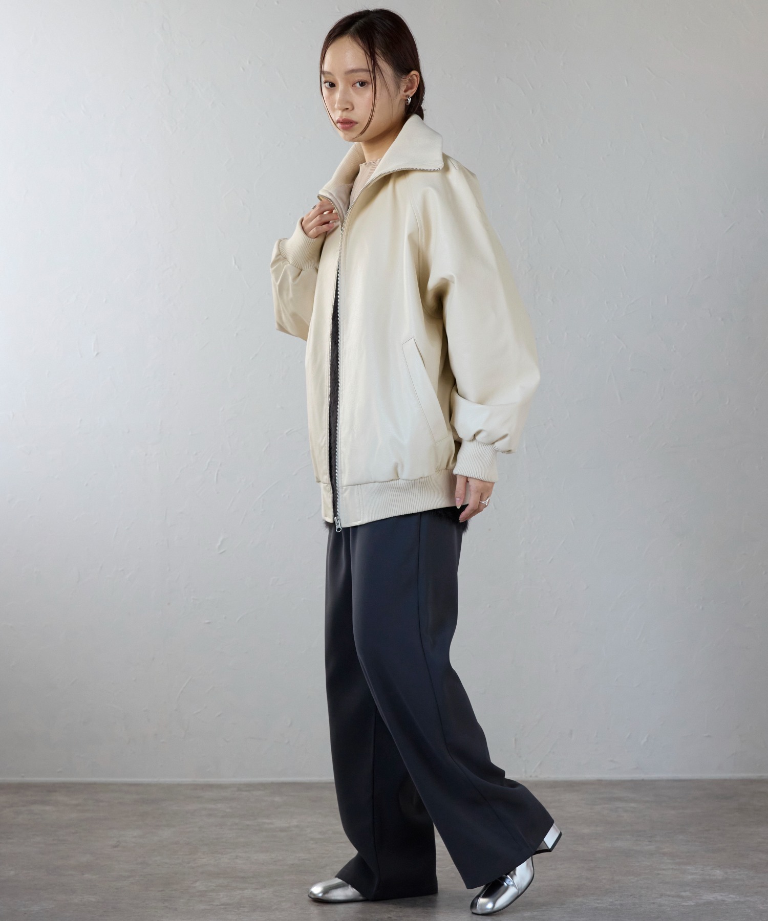 model：158cm 着用サイズ：FREE