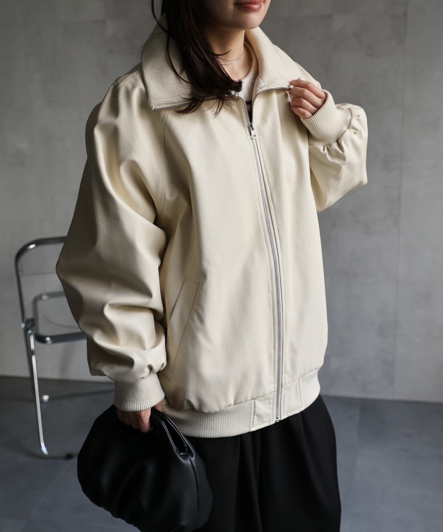 model：156cm 着用サイズ：FREE