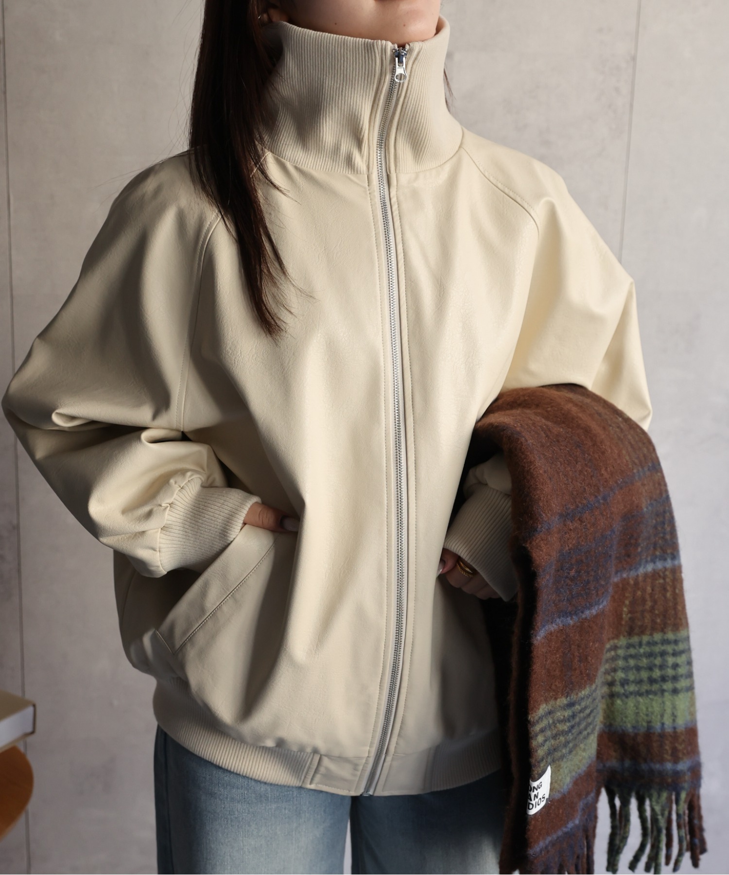 model：158cm 着用サイズ：FREE