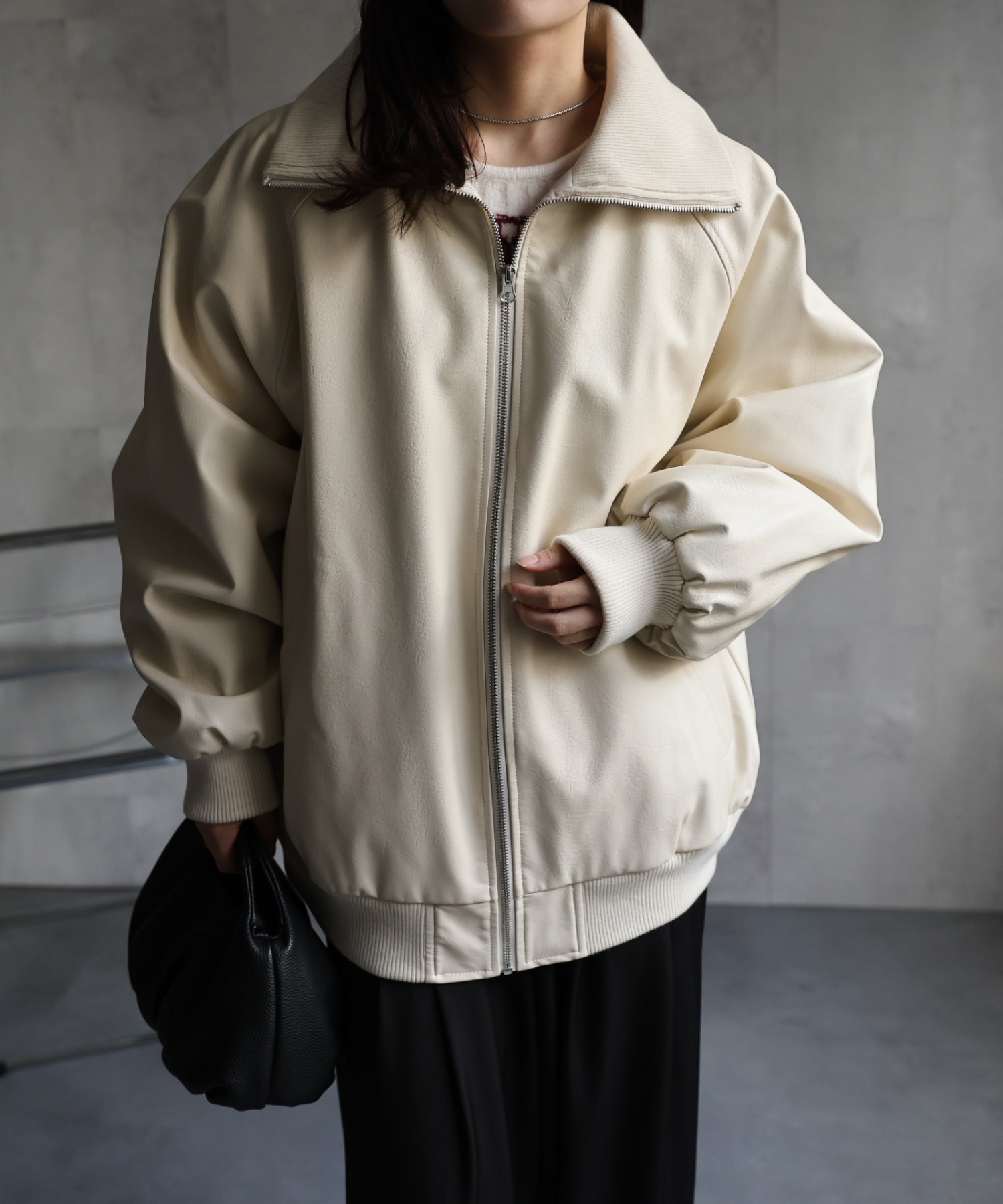 model：156cm 着用サイズ：FREE