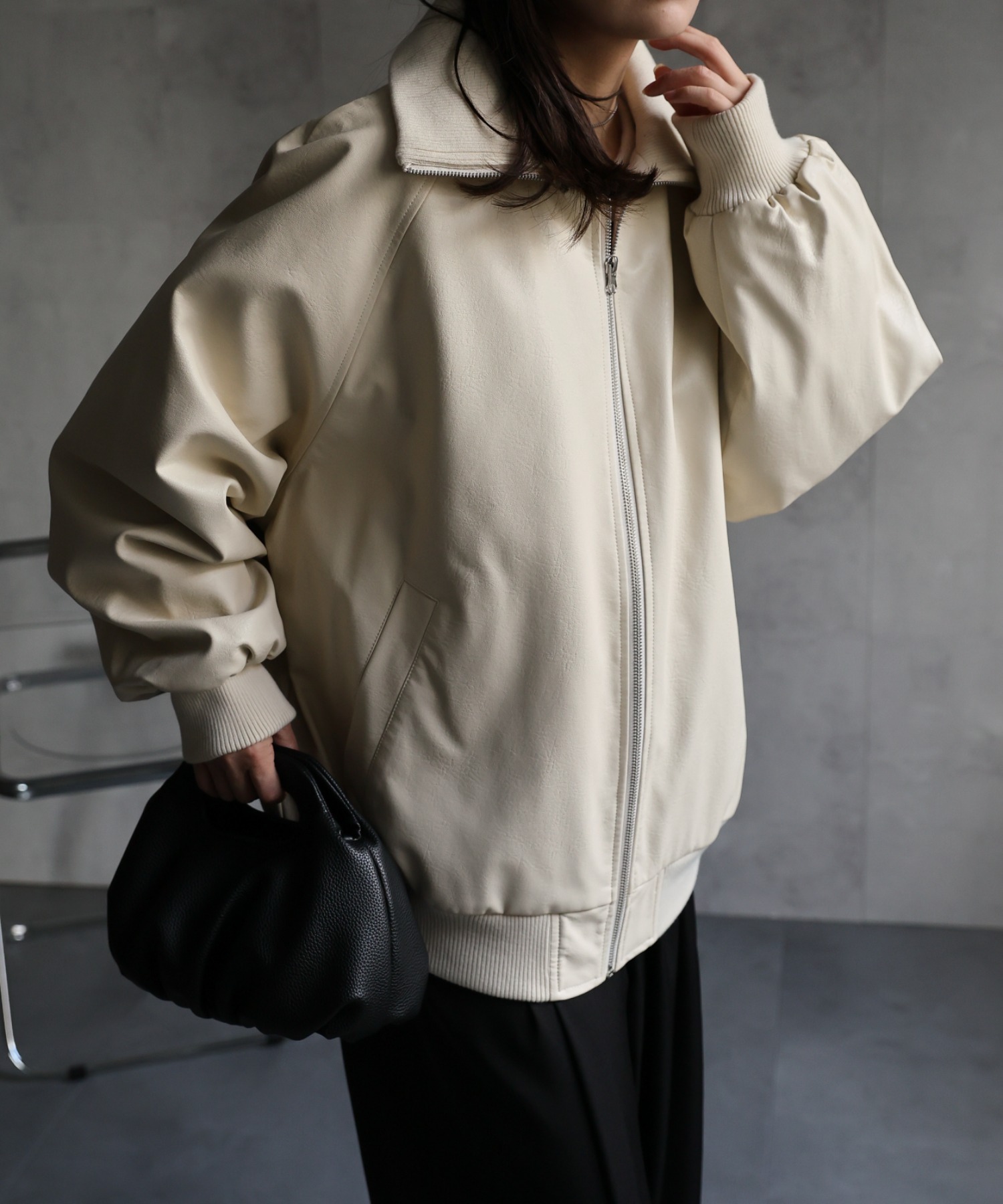 model：156cm 着用サイズ：FREE