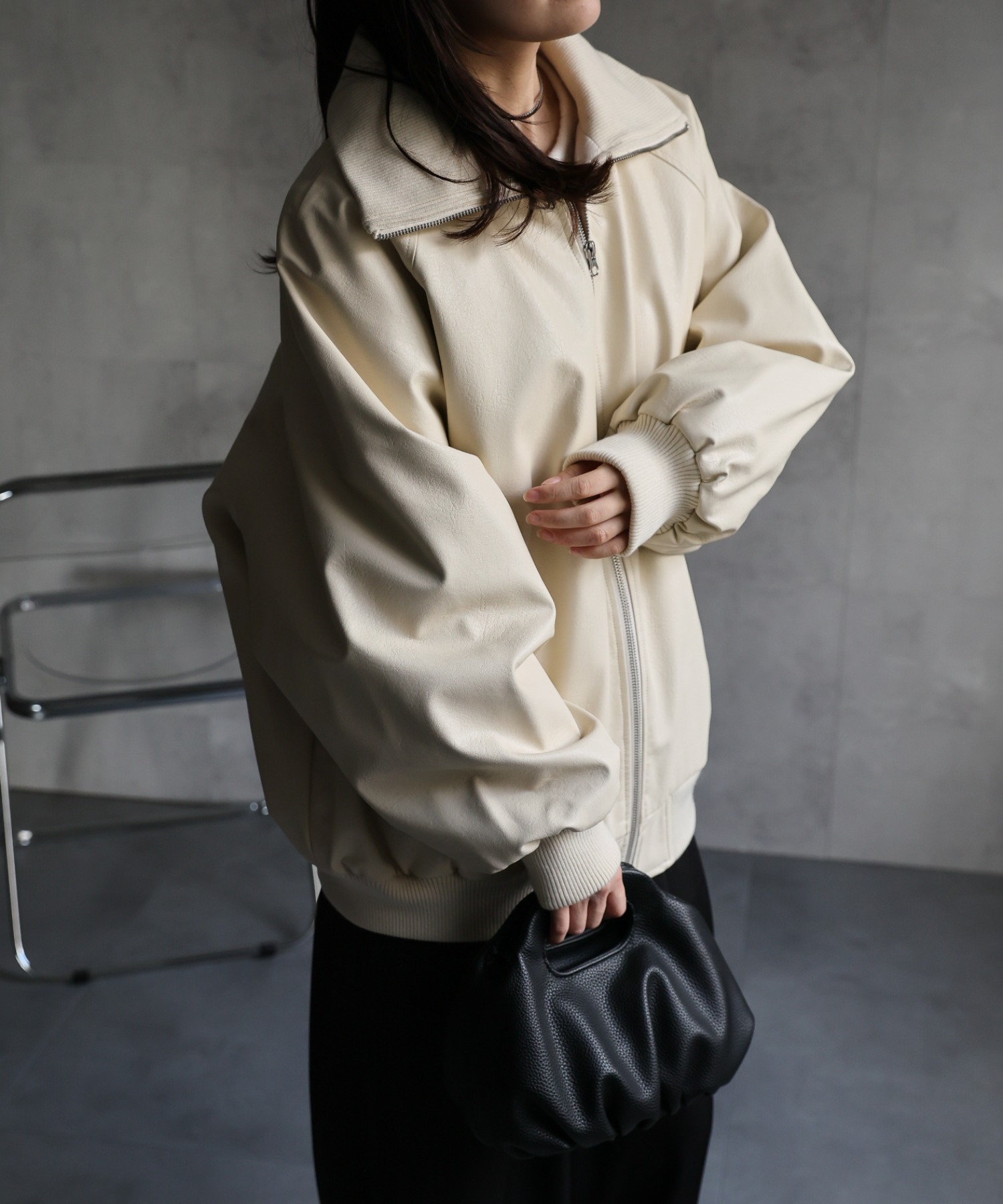 model：156cm 着用サイズ：FREE