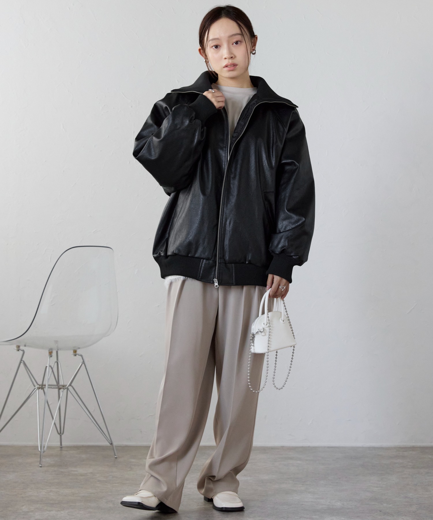 model：158cm 着用サイズ：FREE