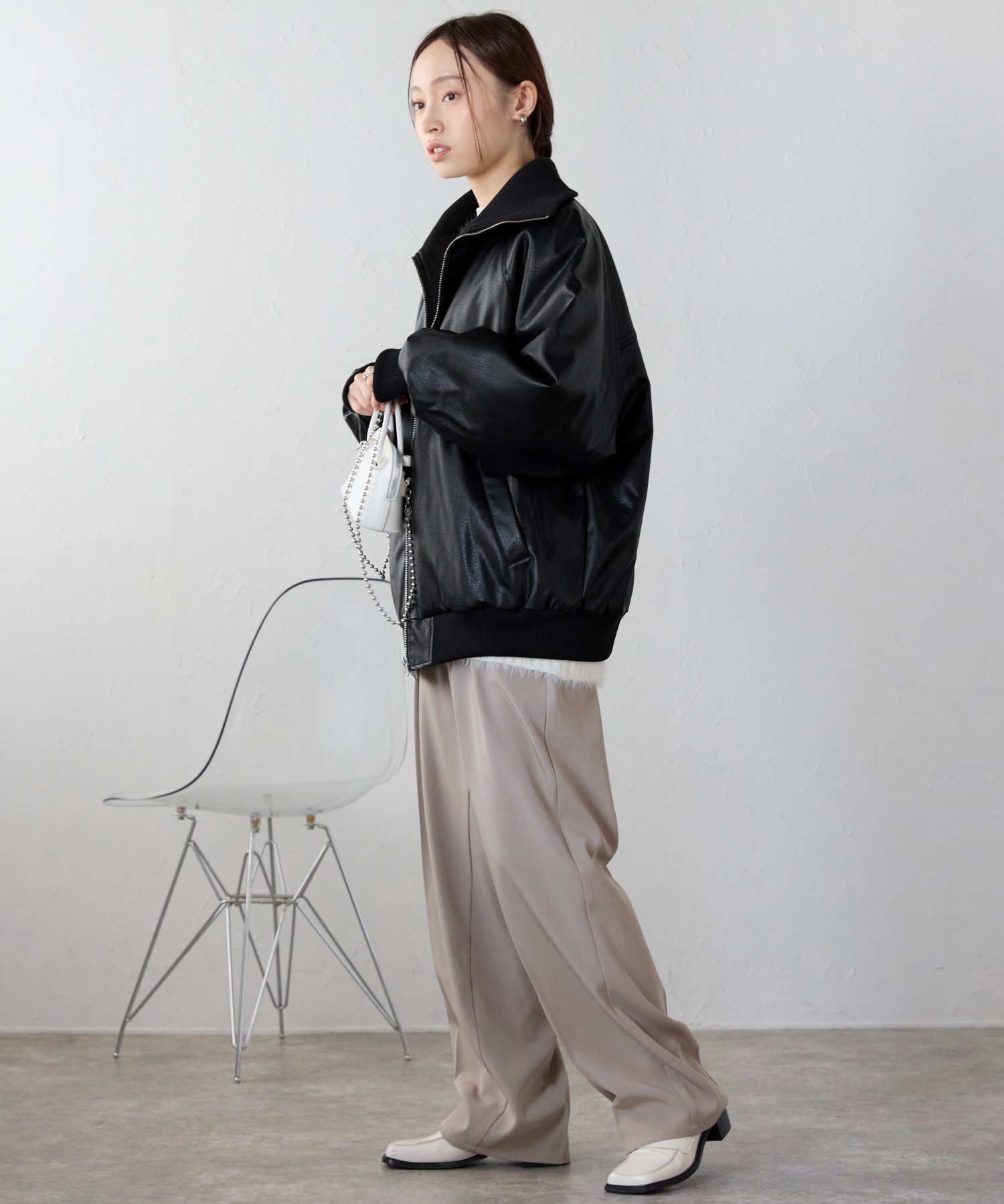 model：158cm 着用サイズ：FREE