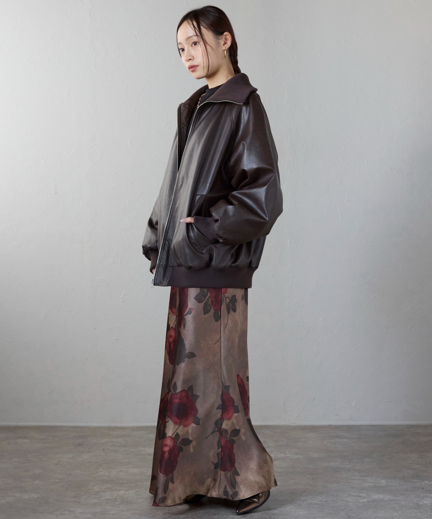 model：158cm 着用サイズ：FREE