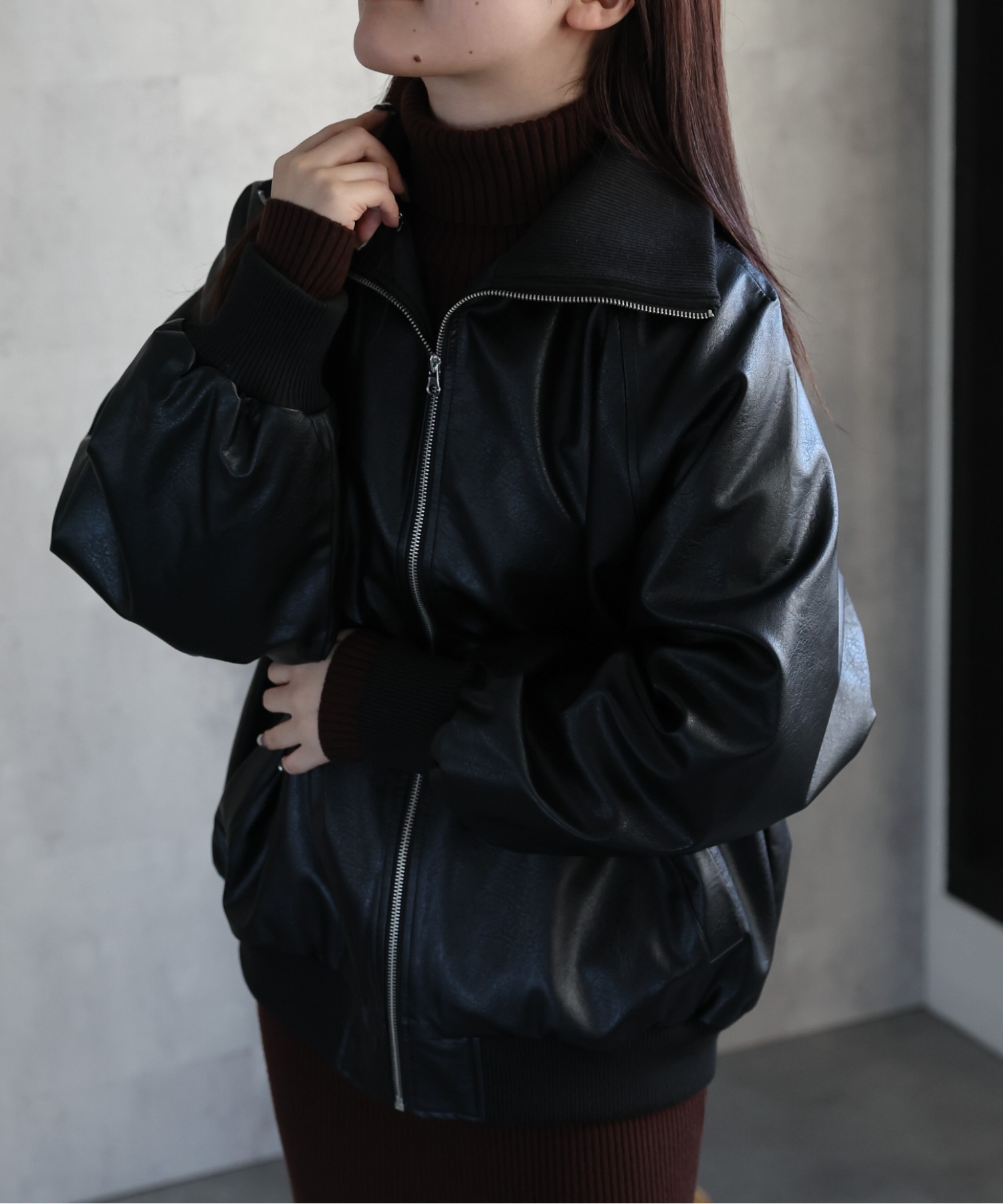 model：158cm 着用サイズ：FREE