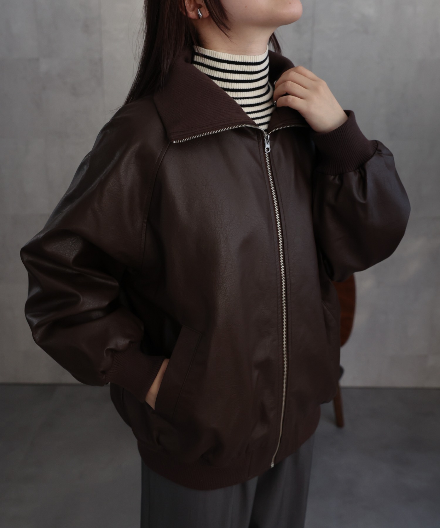 model：158cm 着用サイズ：FREE