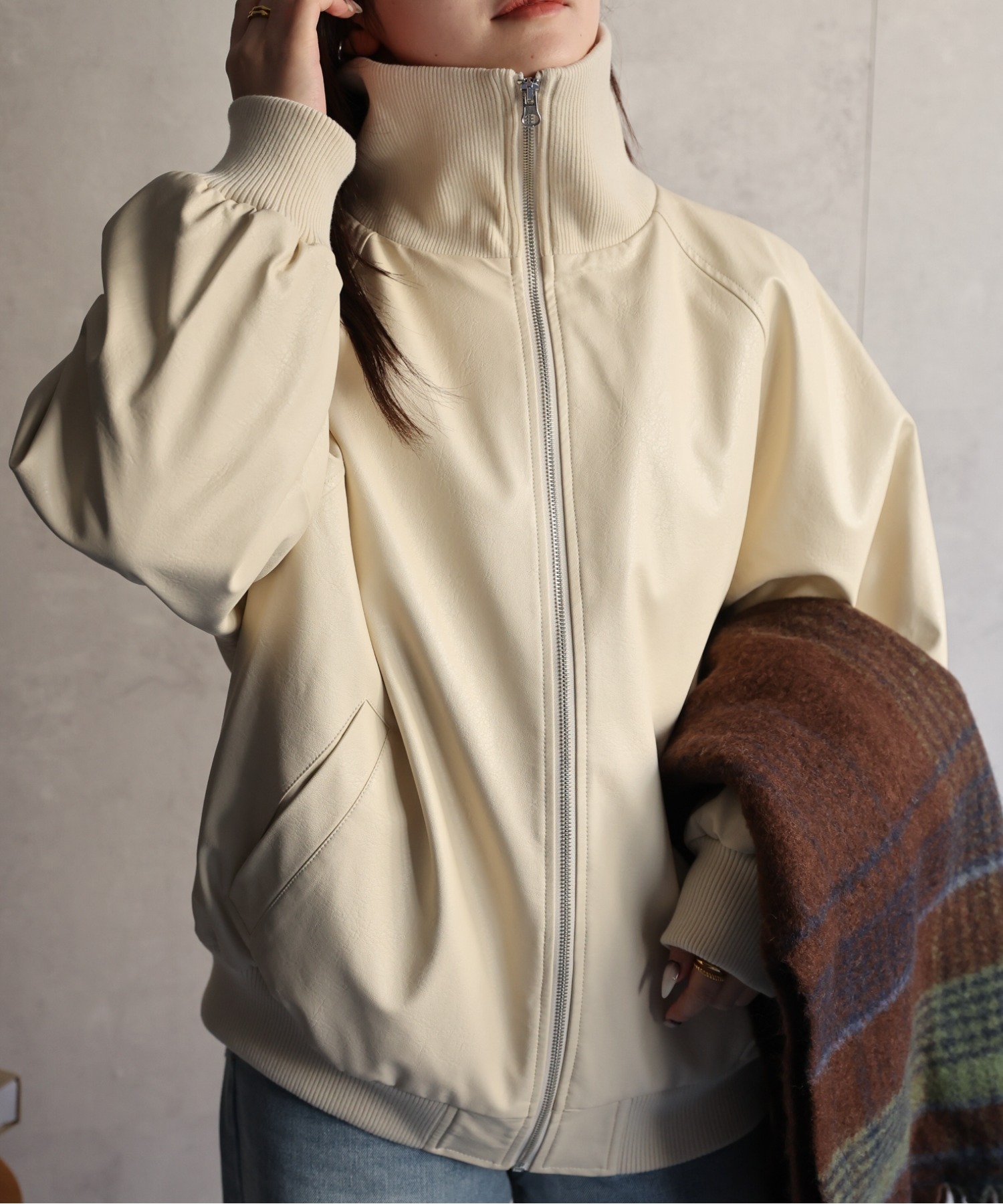 model：158cm 着用サイズ：FREE