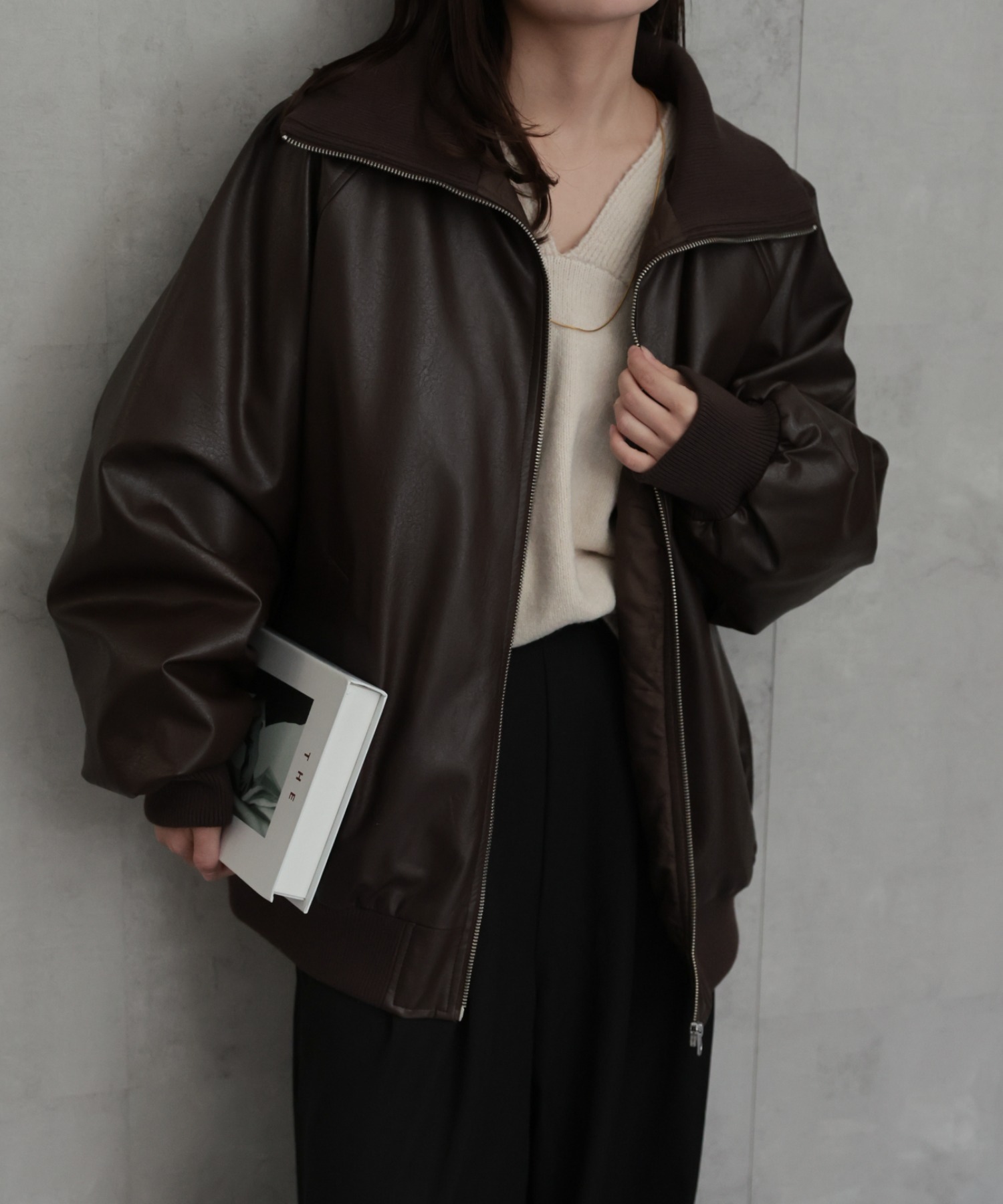 model：156cm 着用サイズ：FREE
