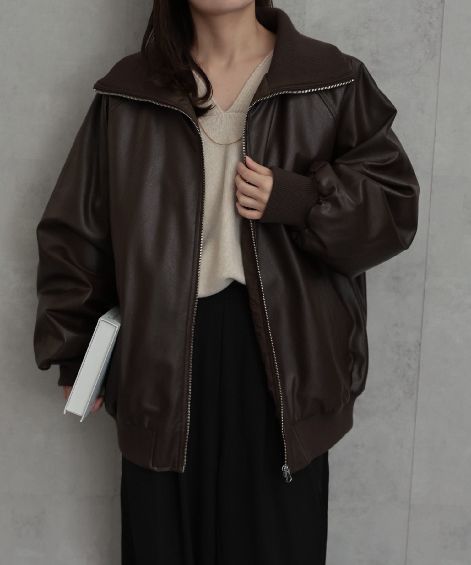 model：156cm 着用サイズ：FREE